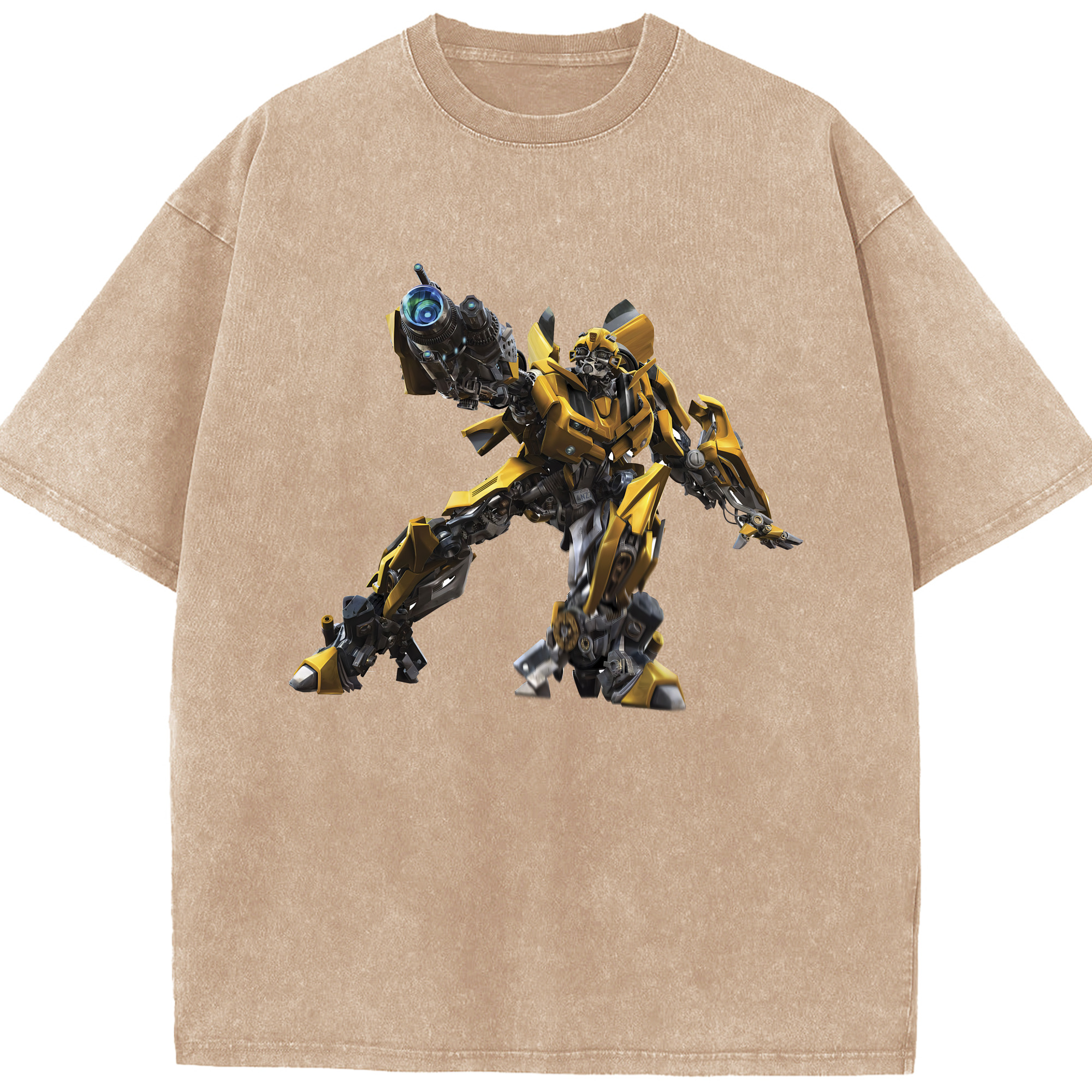 （画像用） Transformers トランスフォーマー 綿100% ヴィンテージ風 半袖Tシャツ（フロントプリント）