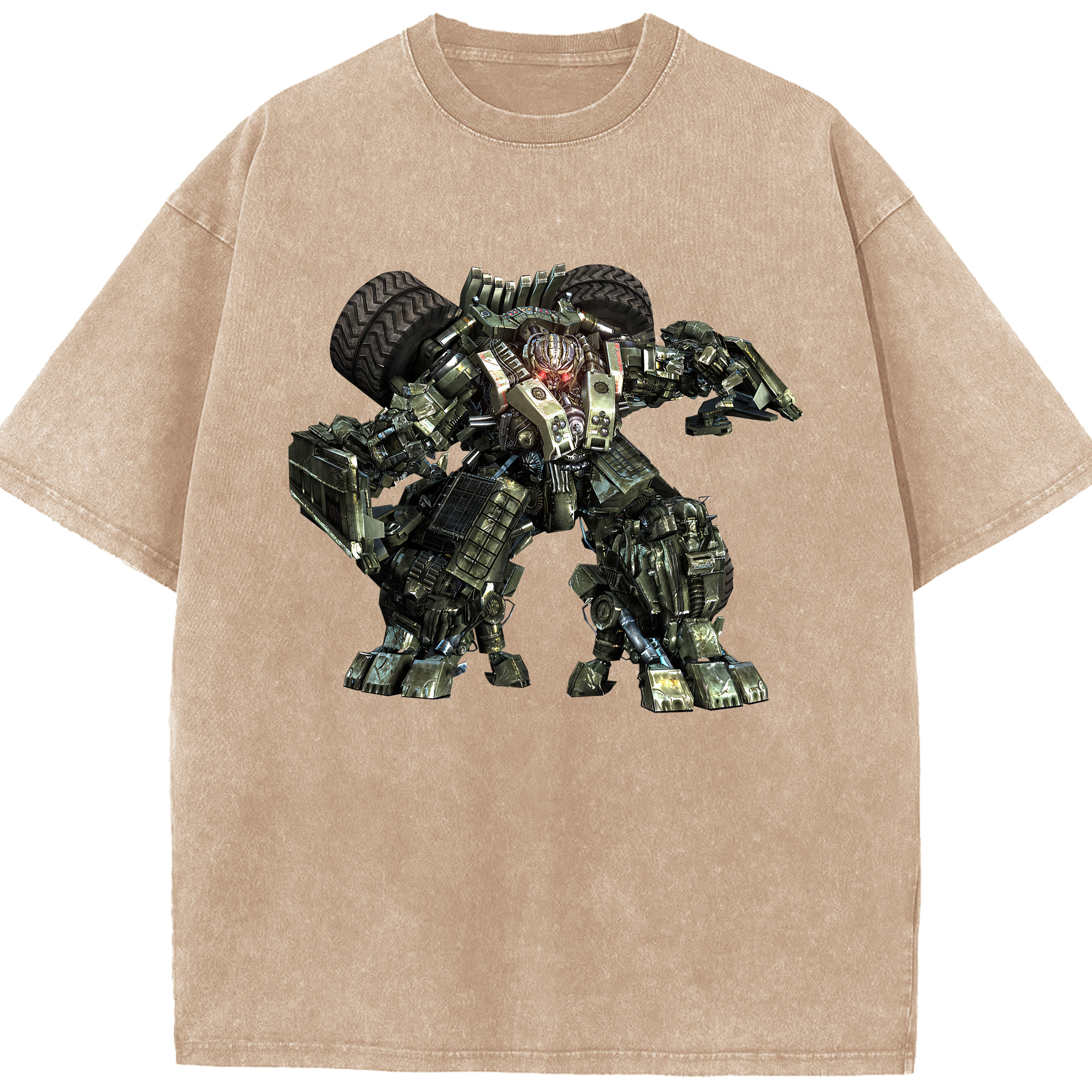 （画像用） Transformers トランスフォーマー 綿100% ヴィンテージ風 半袖Tシャツ（フロントプリント）