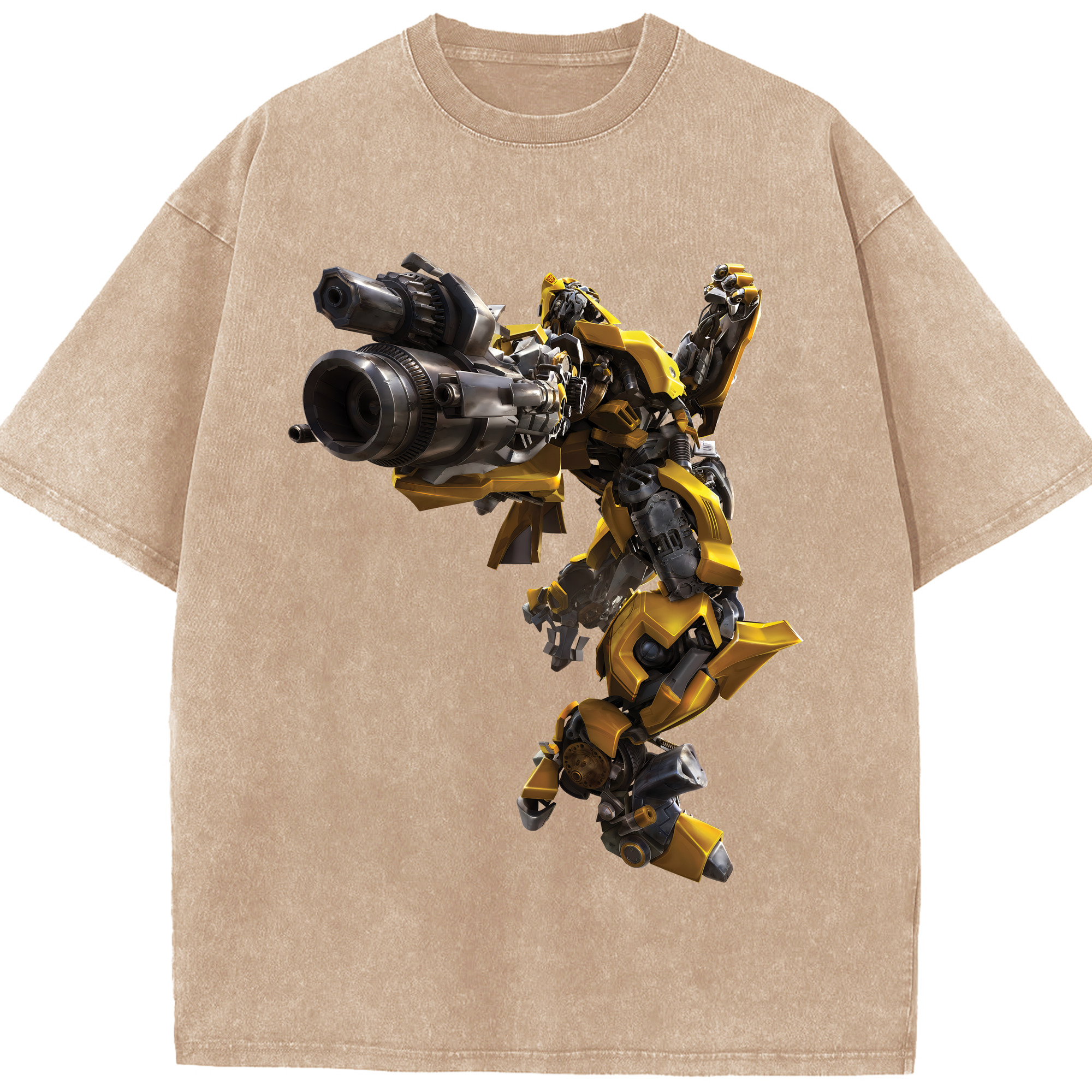 （画像用） Transformers トランスフォーマー 綿100% ヴィンテージ風 半袖Tシャツ（フロントプリント）