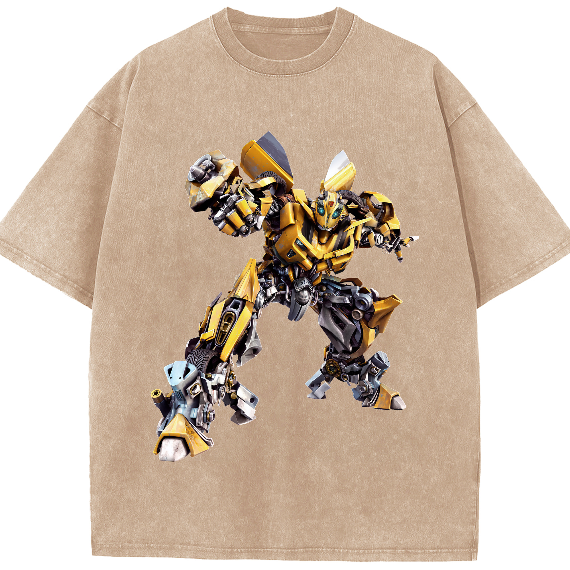 （画像用） Transformers トランスフォーマー 綿100% ヴィンテージ風 半袖Tシャツ（フロントプリント）
