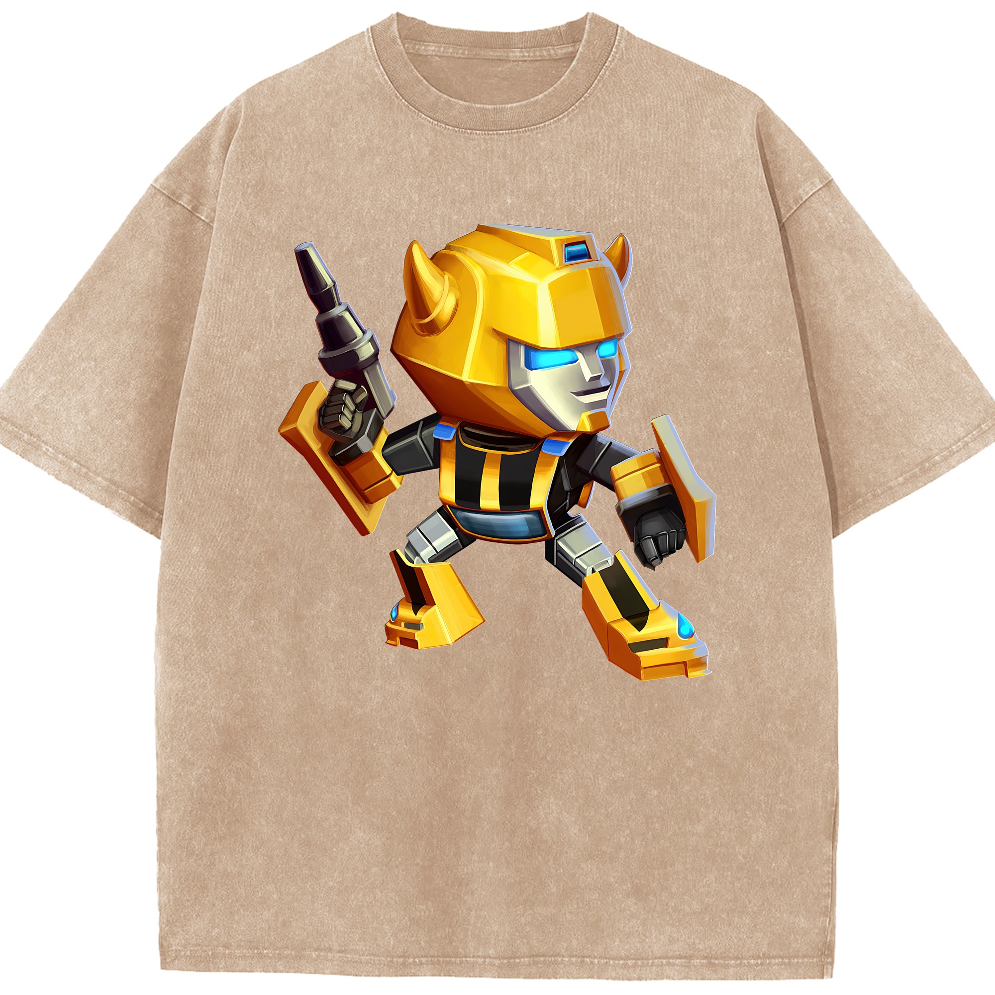 （画像用） Transformers トランスフォーマー 綿100% ヴィンテージ風 半袖Tシャツ（フロントプリント）