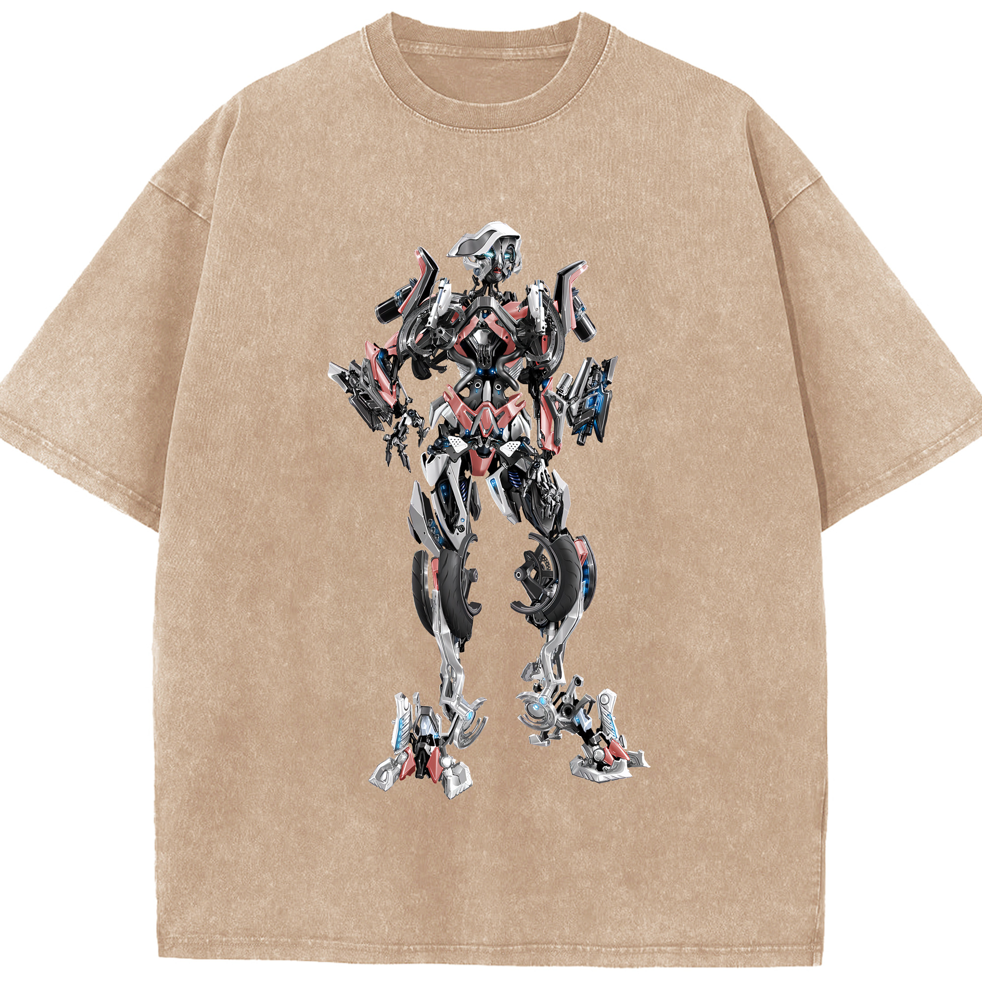 （画像用） Transformers トランスフォーマー 綿100% ヴィンテージ風 半袖Tシャツ（フロントプリント）