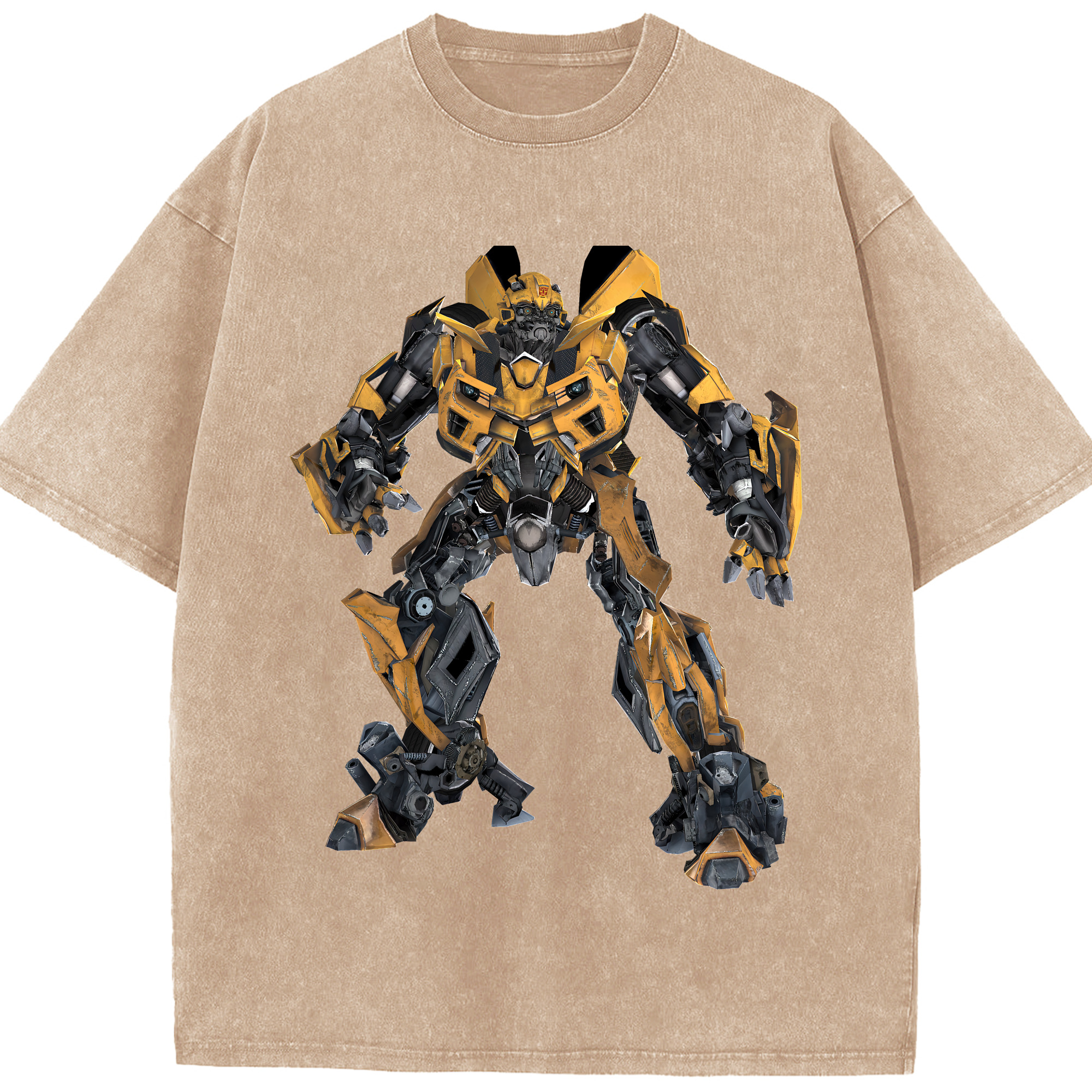 （画像用） Transformers トランスフォーマー 綿100% ヴィンテージ風 半袖Tシャツ（フロントプリント）