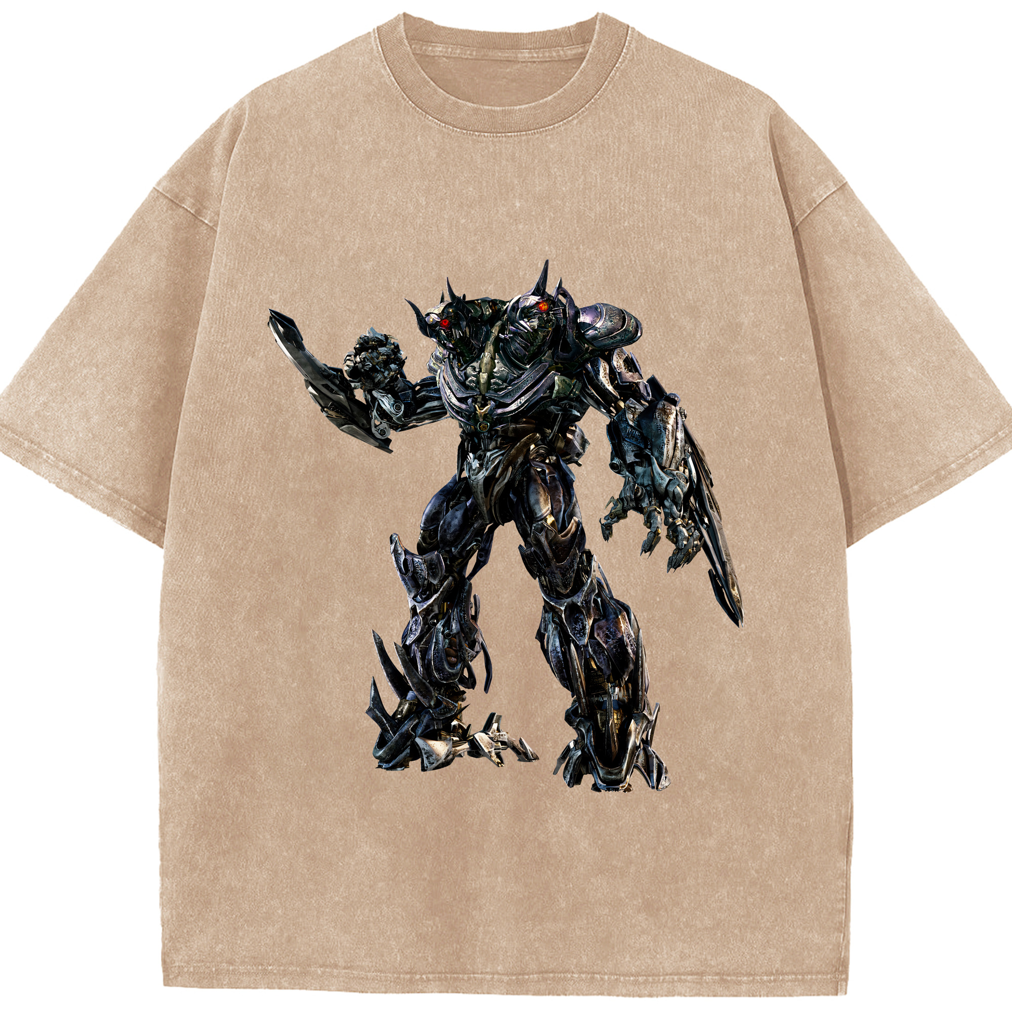 （画像用） Transformers トランスフォーマー 綿100% ヴィンテージ風 半袖Tシャツ（フロントプリント）