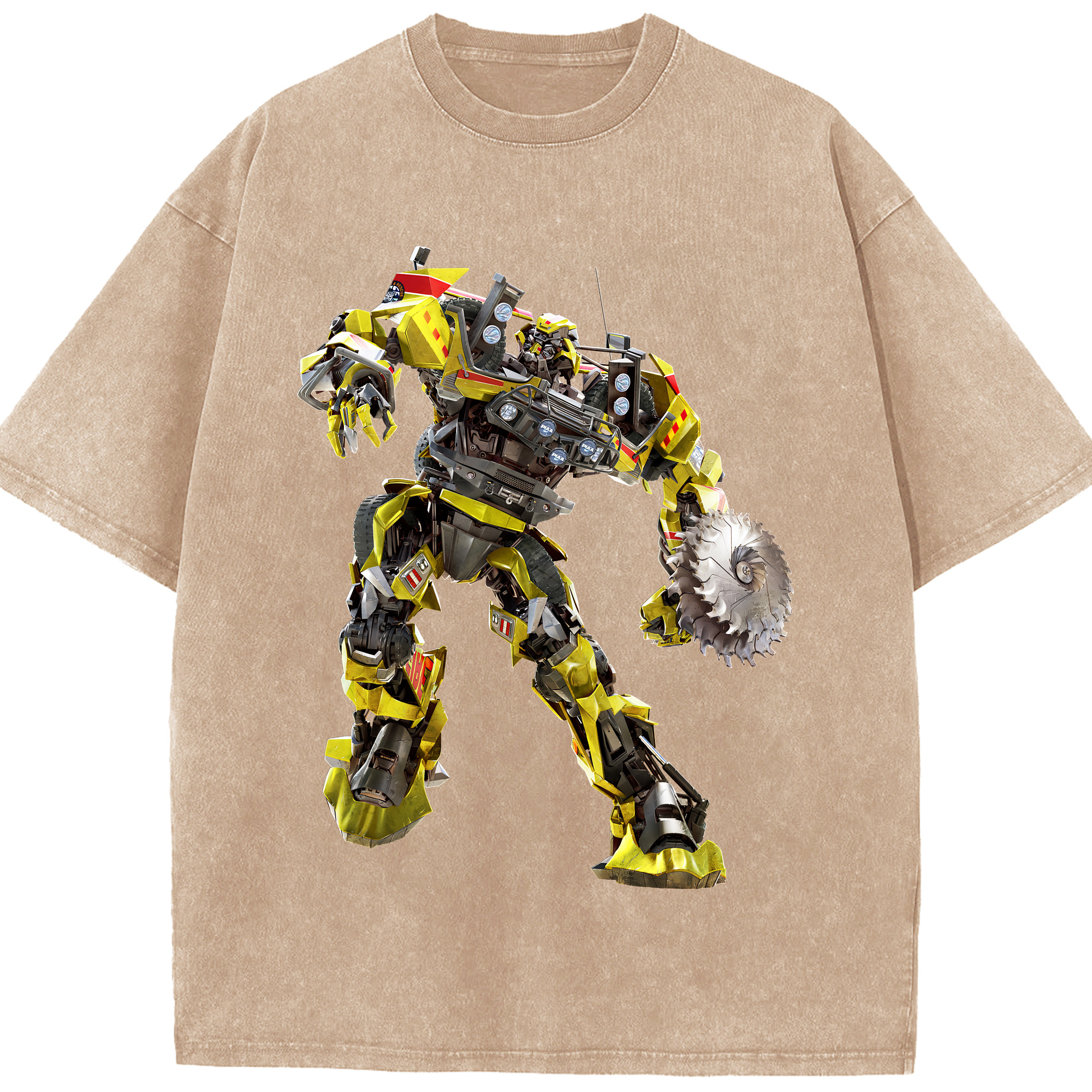 （画像用） Transformers トランスフォーマー 綿100% ヴィンテージ風 半袖Tシャツ（フロントプリント）