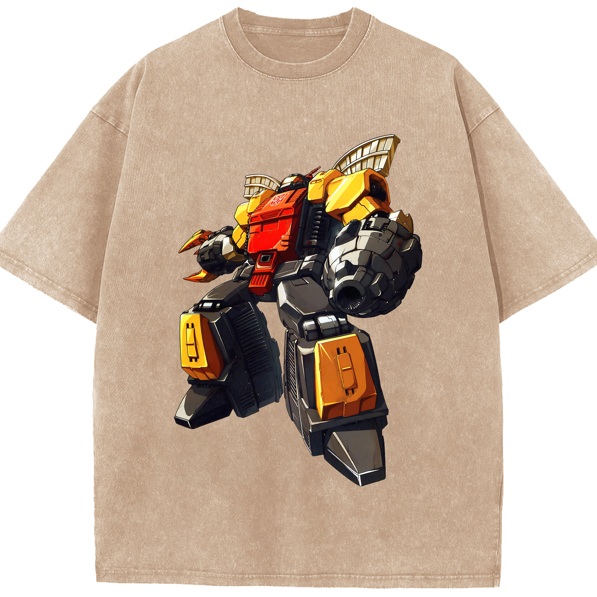 （画像用） Transformers トランスフォーマー 綿100% ヴィンテージ風 半袖Tシャツ（フロントプリント）