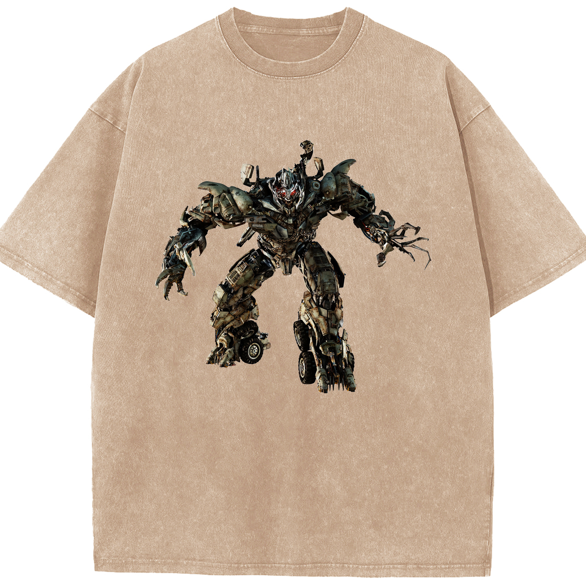 （画像用） Transformers トランスフォーマー 綿100% ヴィンテージ風 半袖Tシャツ（フロントプリント）