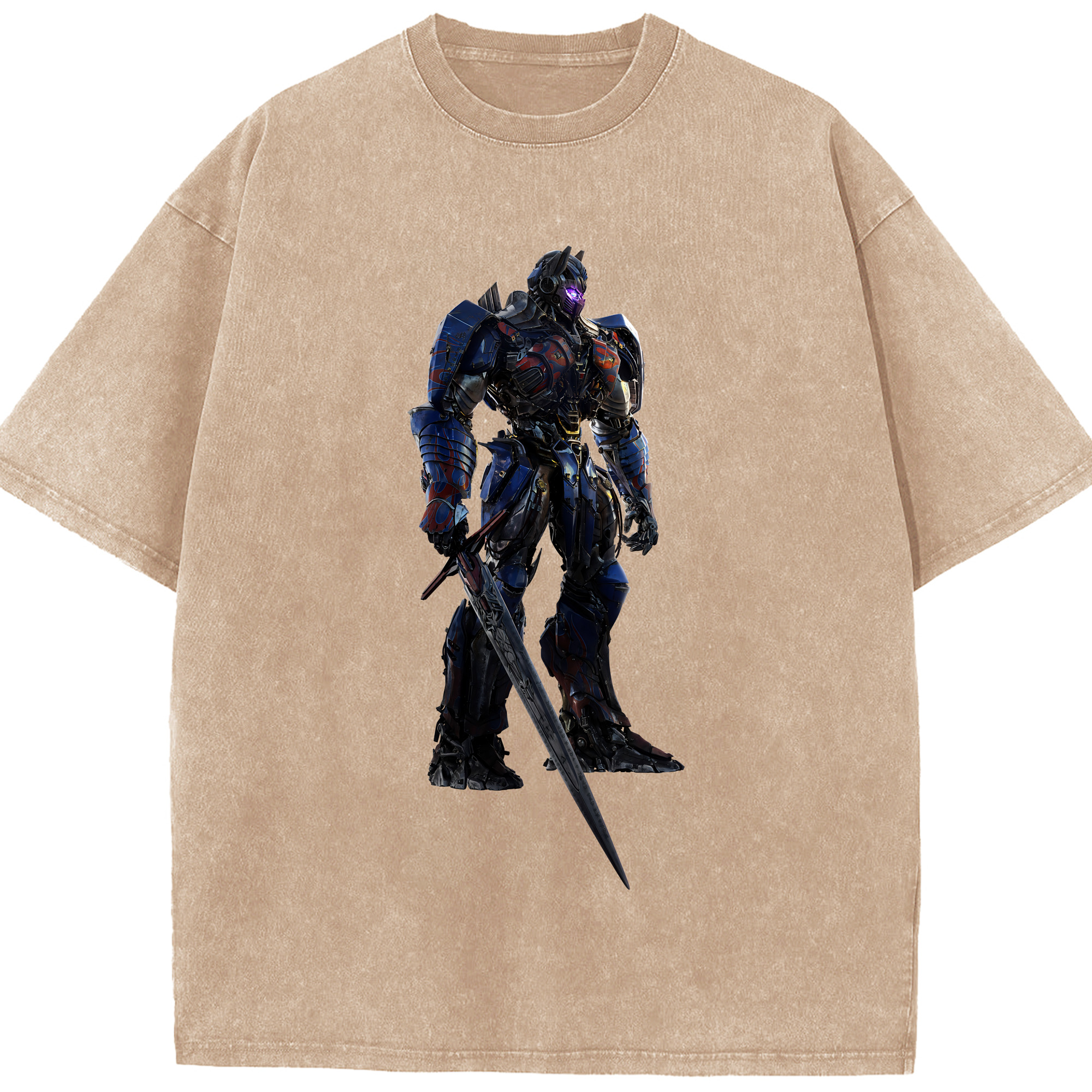 （画像用） Transformers トランスフォーマー 綿100% ヴィンテージ風 半袖Tシャツ（フロントプリント）