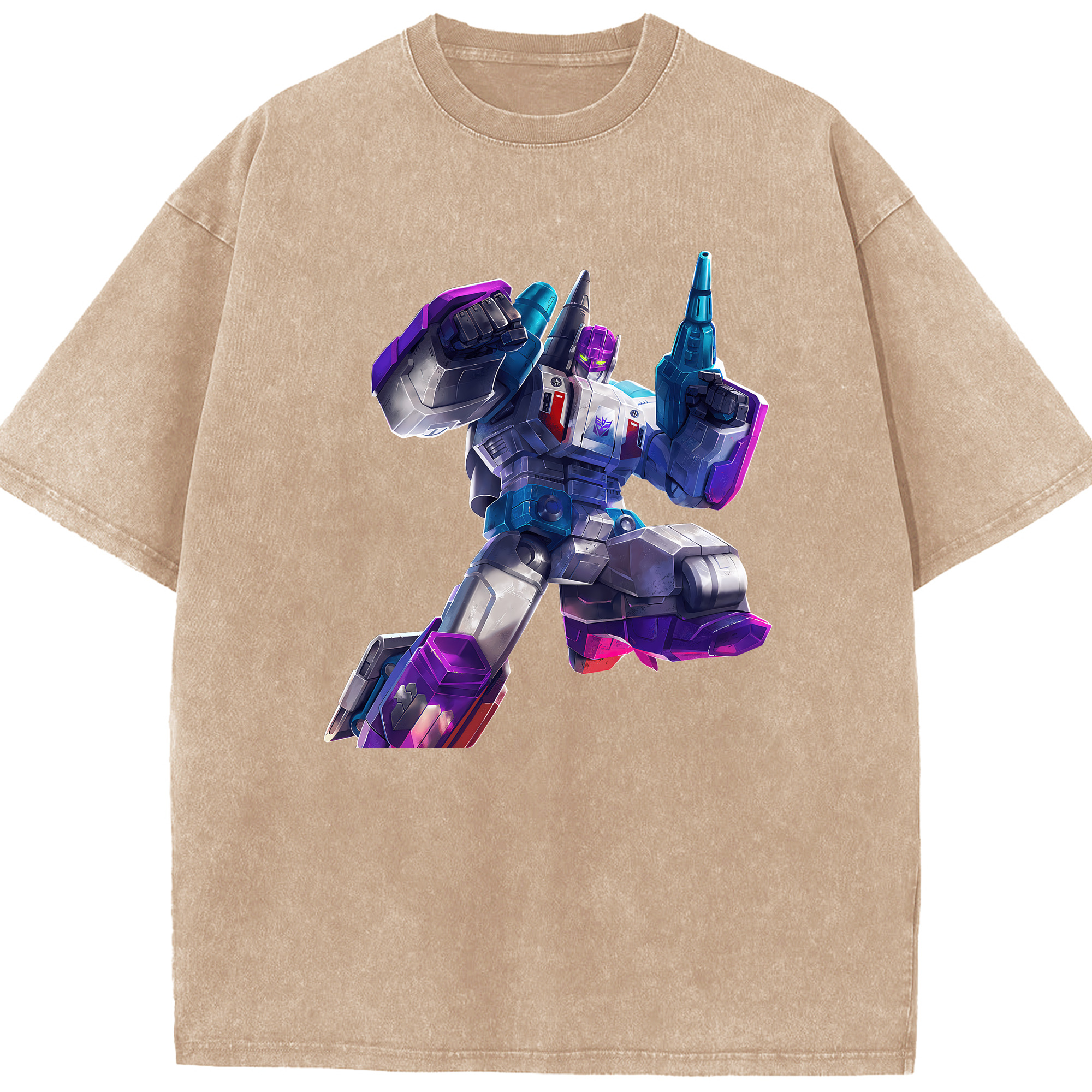 （画像用） Transformers トランスフォーマー 綿100% ヴィンテージ風 半袖Tシャツ（フロントプリント）