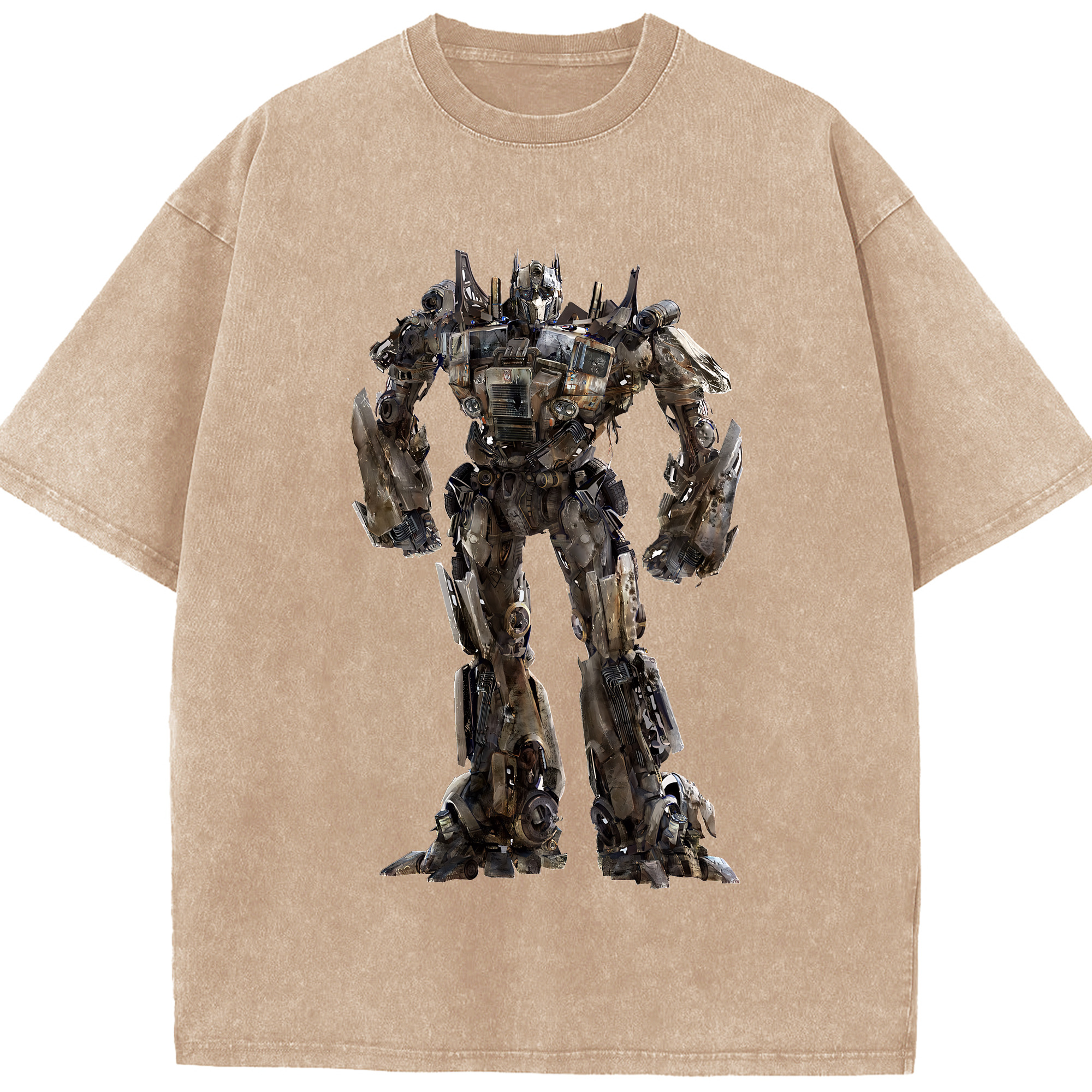 （画像用） Transformers トランスフォーマー 綿100% ヴィンテージ風 半袖Tシャツ（フロントプリント）