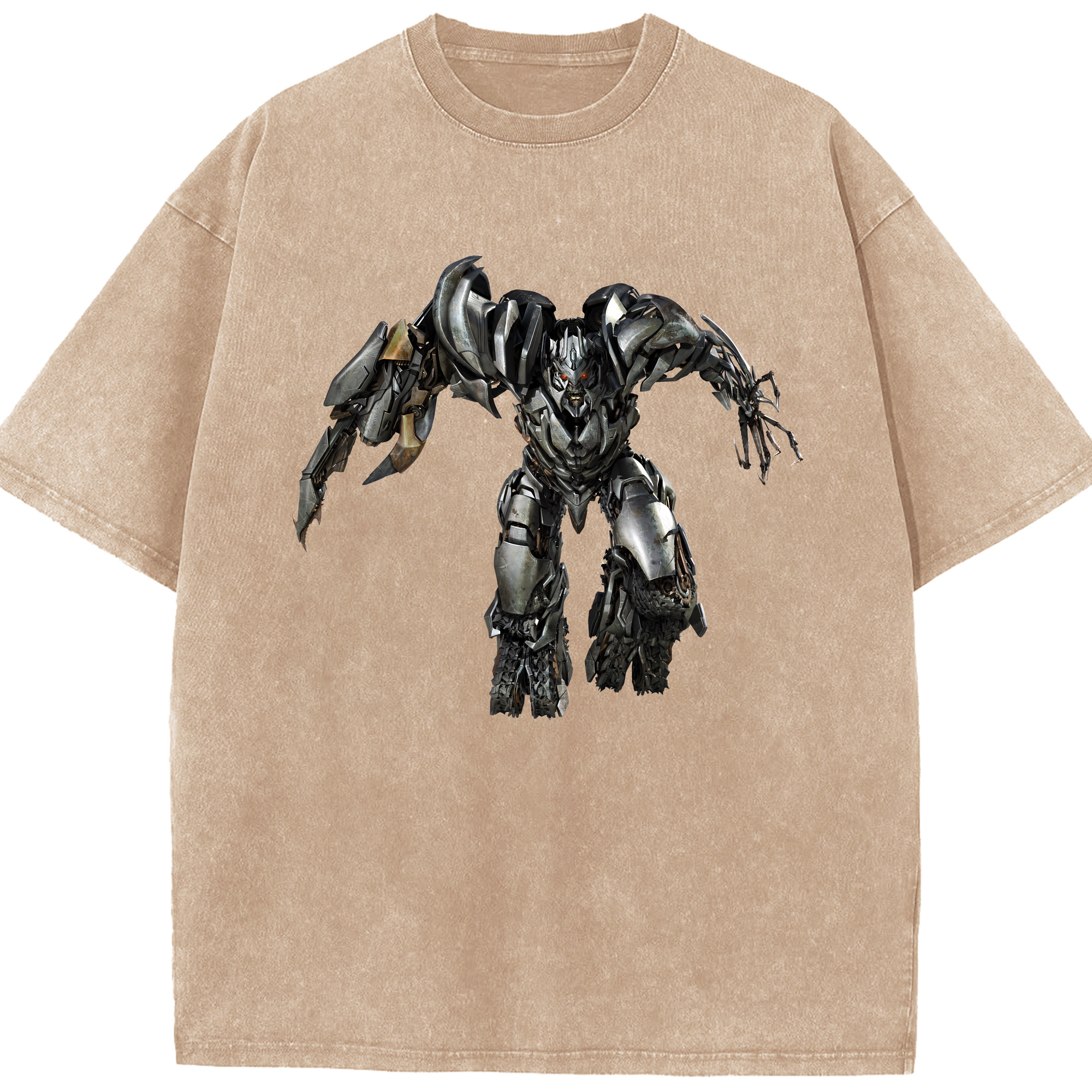 （画像用） Transformers トランスフォーマー 綿100% ヴィンテージ風 半袖Tシャツ（フロントプリント）