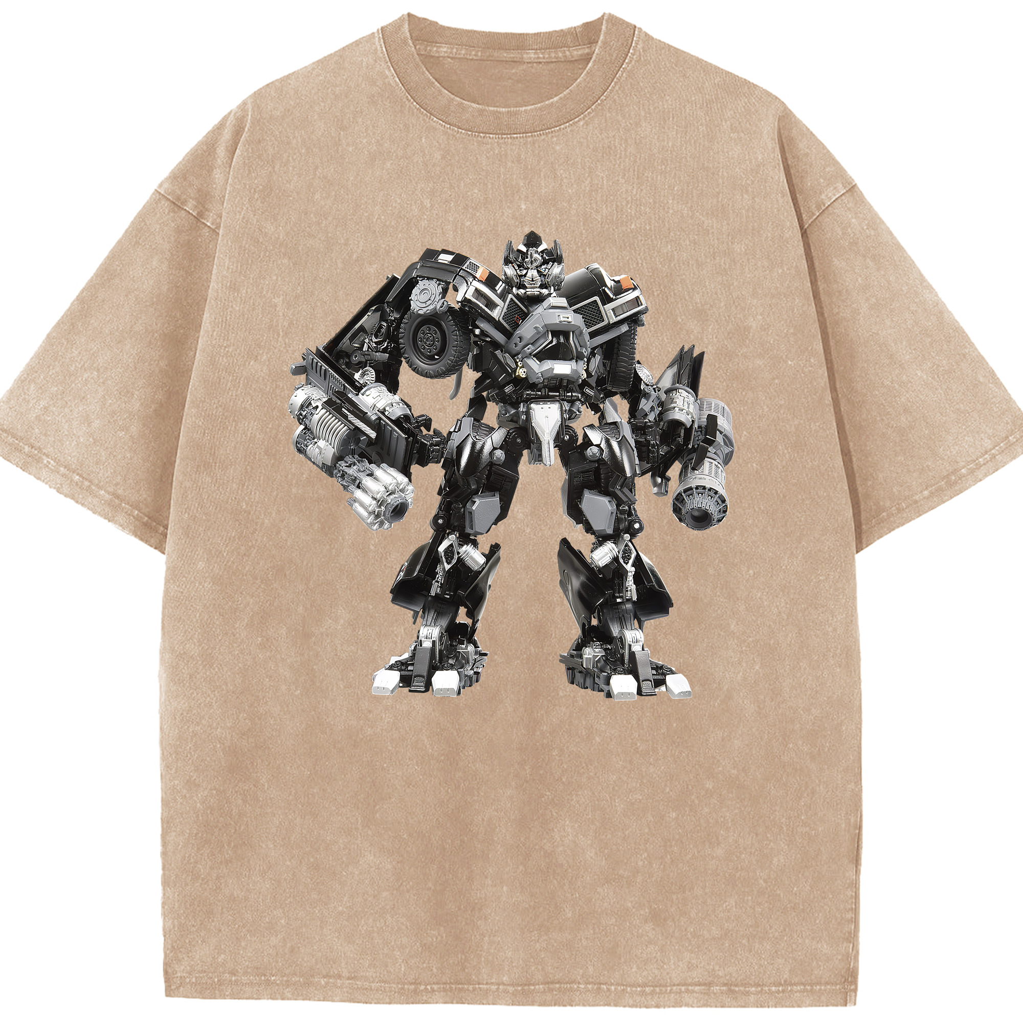 （画像用） Transformers トランスフォーマー 綿100% ヴィンテージ風 半袖Tシャツ（フロントプリント）