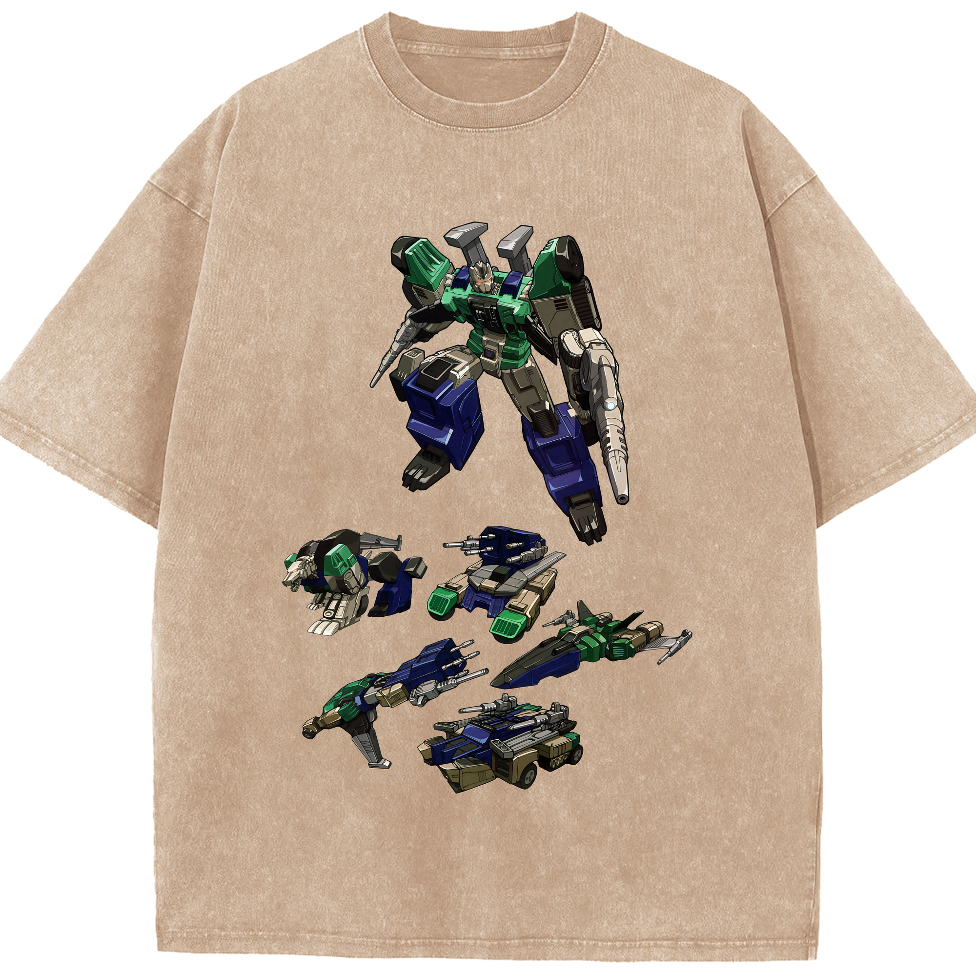 （画像用） Transformers トランスフォーマー 綿100% ヴィンテージ風 半袖Tシャツ（フロントプリント）