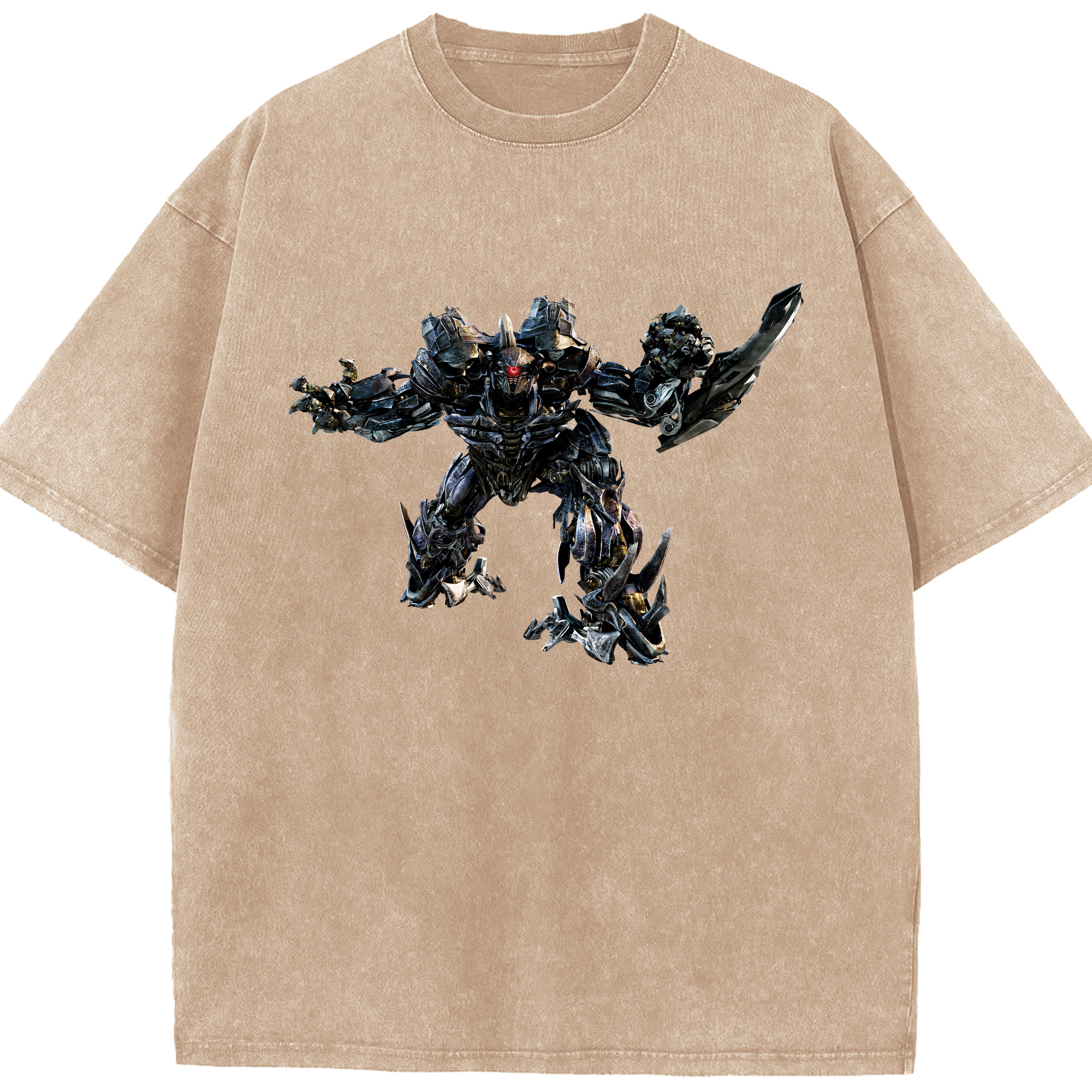 （画像用） Transformers トランスフォーマー 綿100% ヴィンテージ風 半袖Tシャツ（フロントプリント）