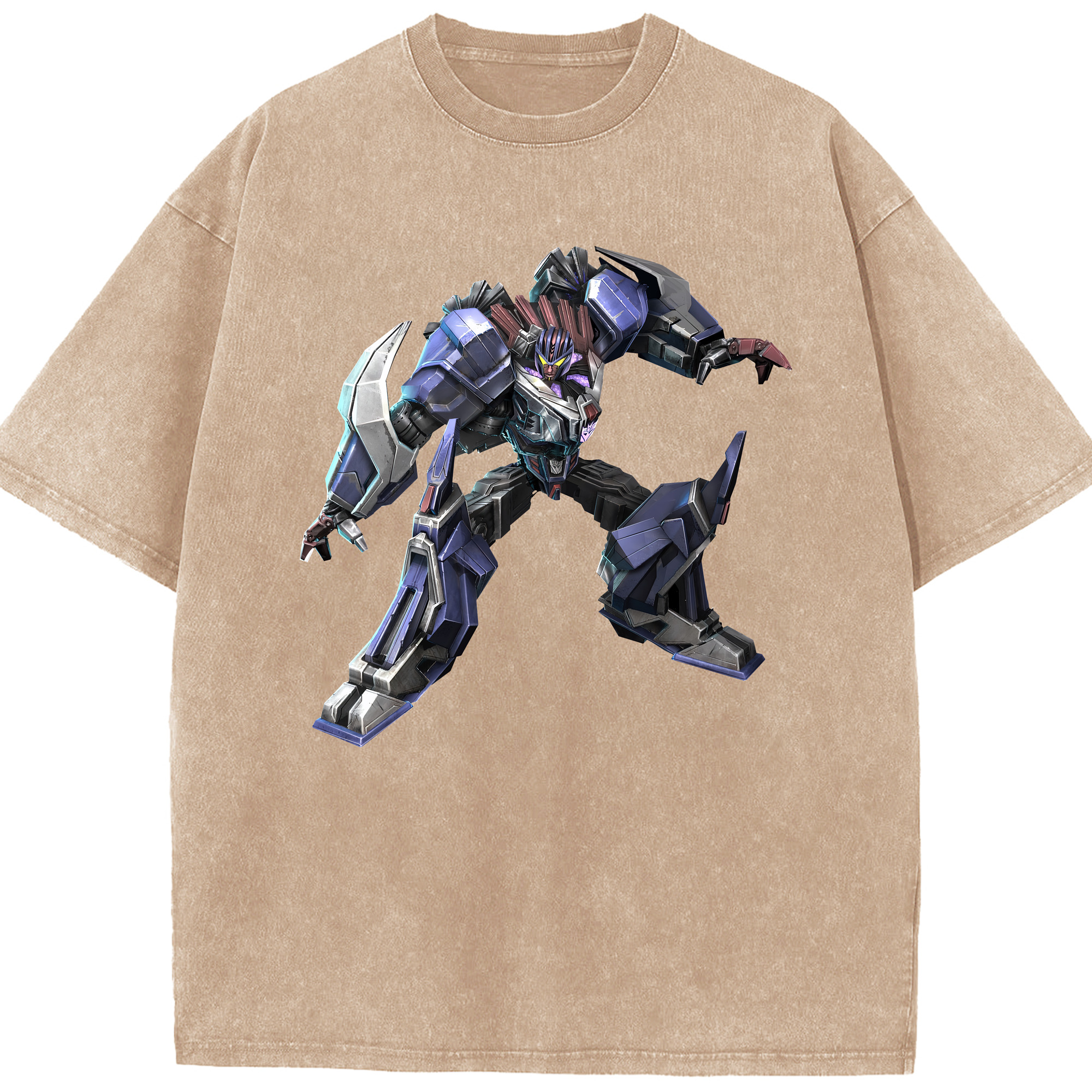 （画像用） Transformers トランスフォーマー 綿100% ヴィンテージ風 半袖Tシャツ（フロントプリント）