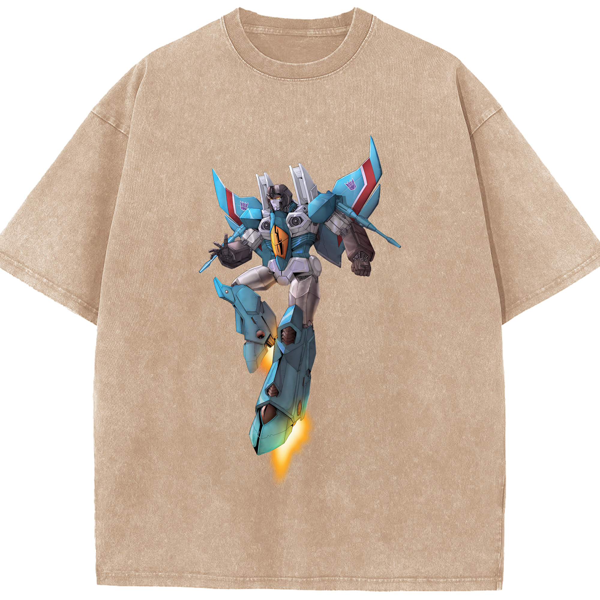 （画像用） Transformers トランスフォーマー 綿100% ヴィンテージ風 半袖Tシャツ（フロントプリント）