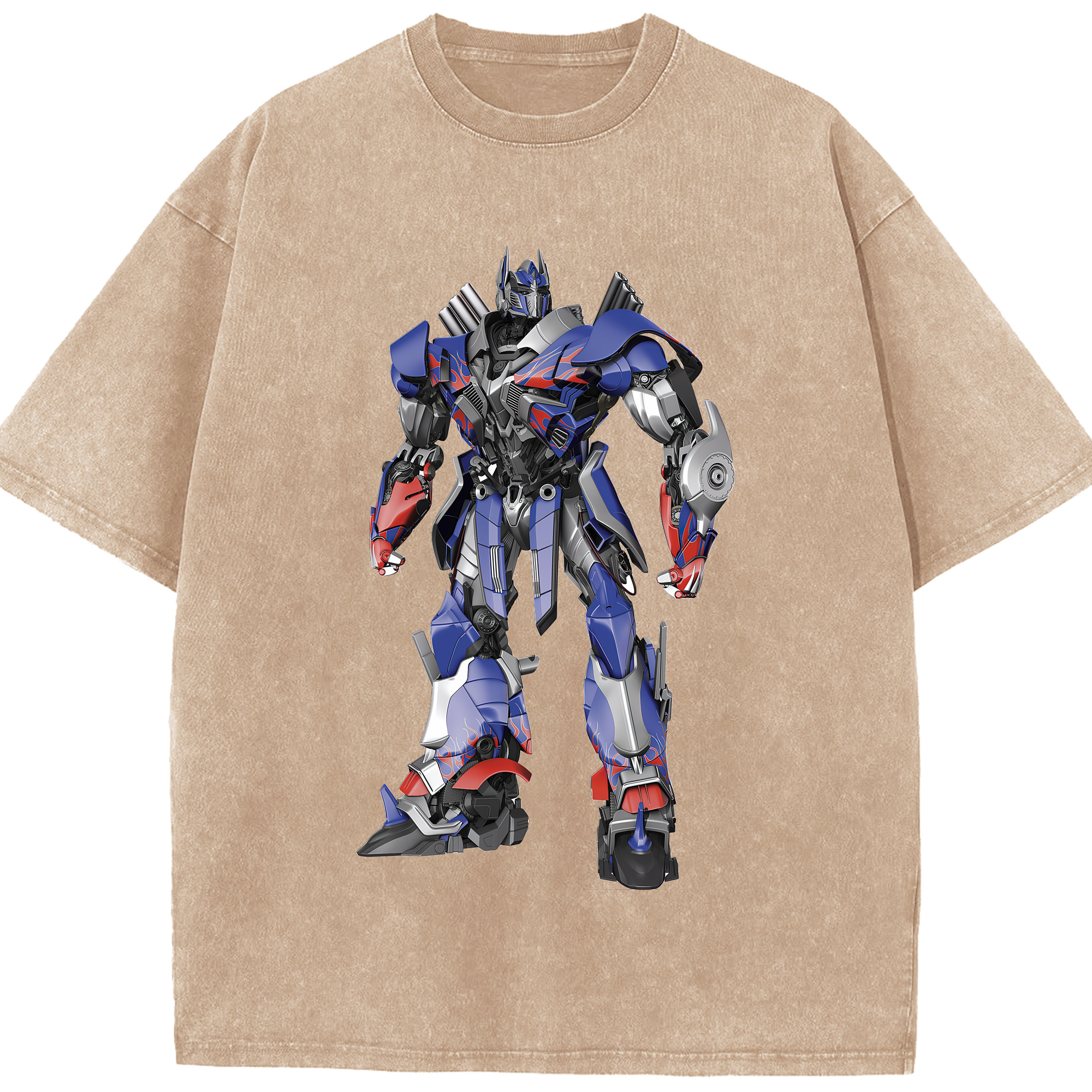 （画像用） Transformers トランスフォーマー 綿100% ヴィンテージ風 半袖Tシャツ（フロントプリント）