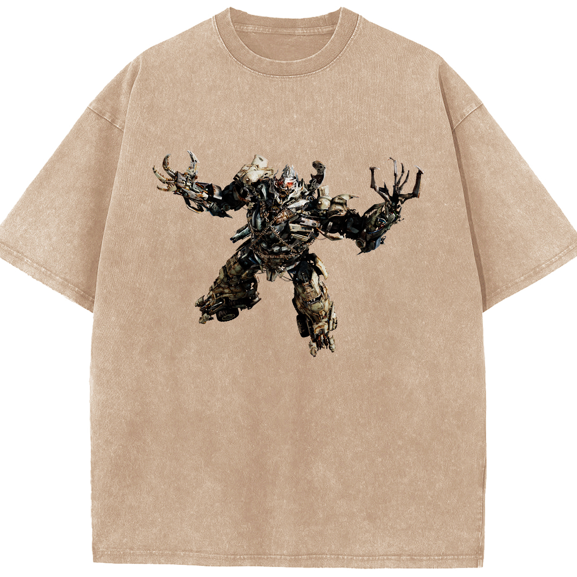 （画像用） Transformers トランスフォーマー 綿100% ヴィンテージ風 半袖Tシャツ（フロントプリント）