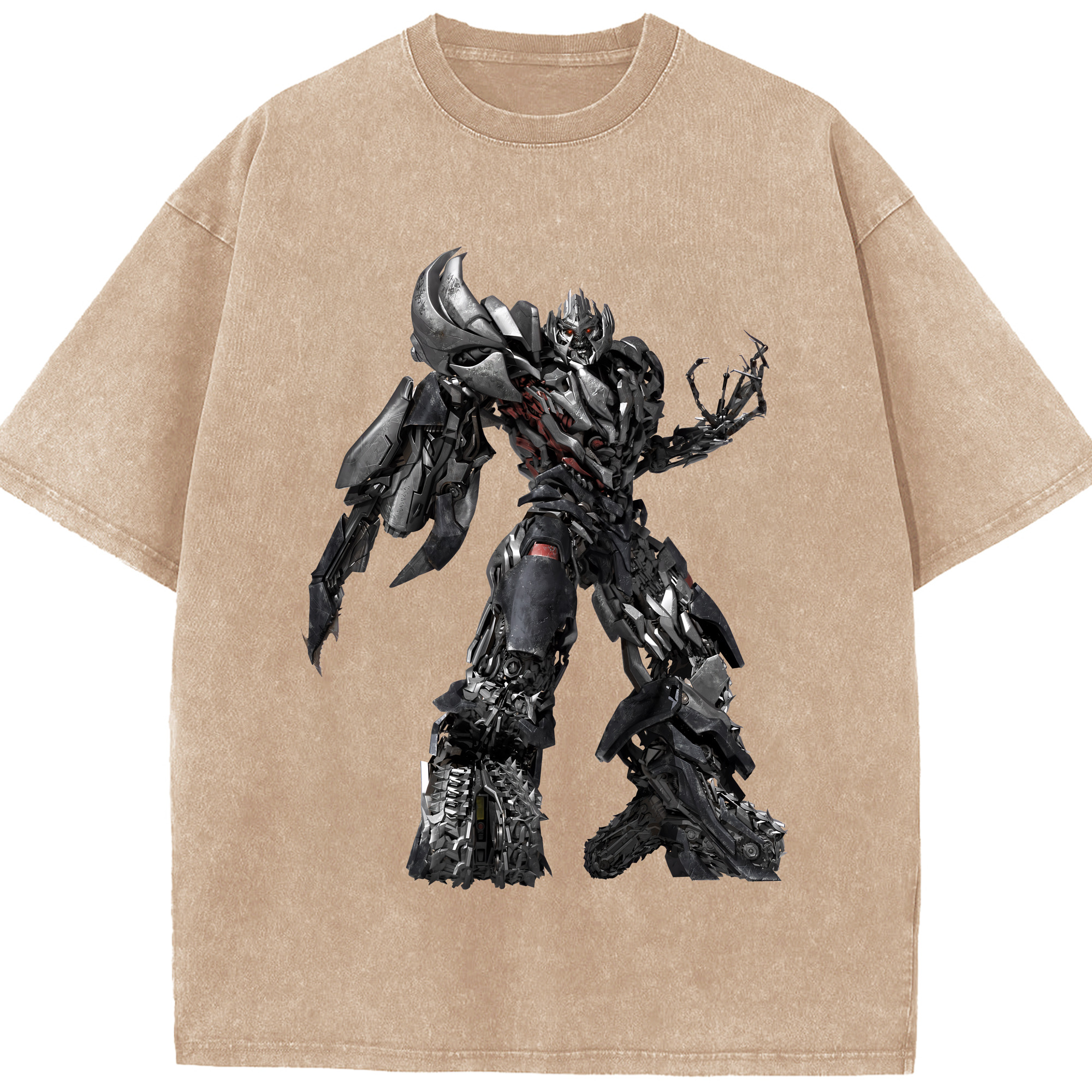 （画像用） Transformers トランスフォーマー 綿100% ヴィンテージ風 半袖Tシャツ（フロントプリント）