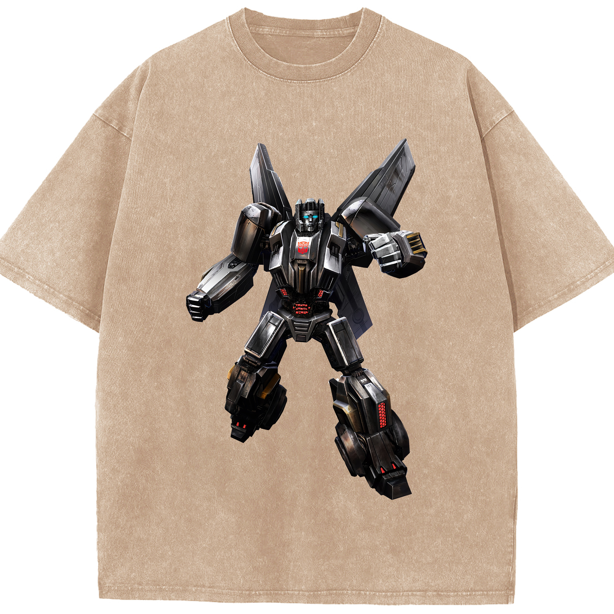 （画像用） Transformers トランスフォーマー 綿100% ヴィンテージ風 半袖Tシャツ（フロントプリント）