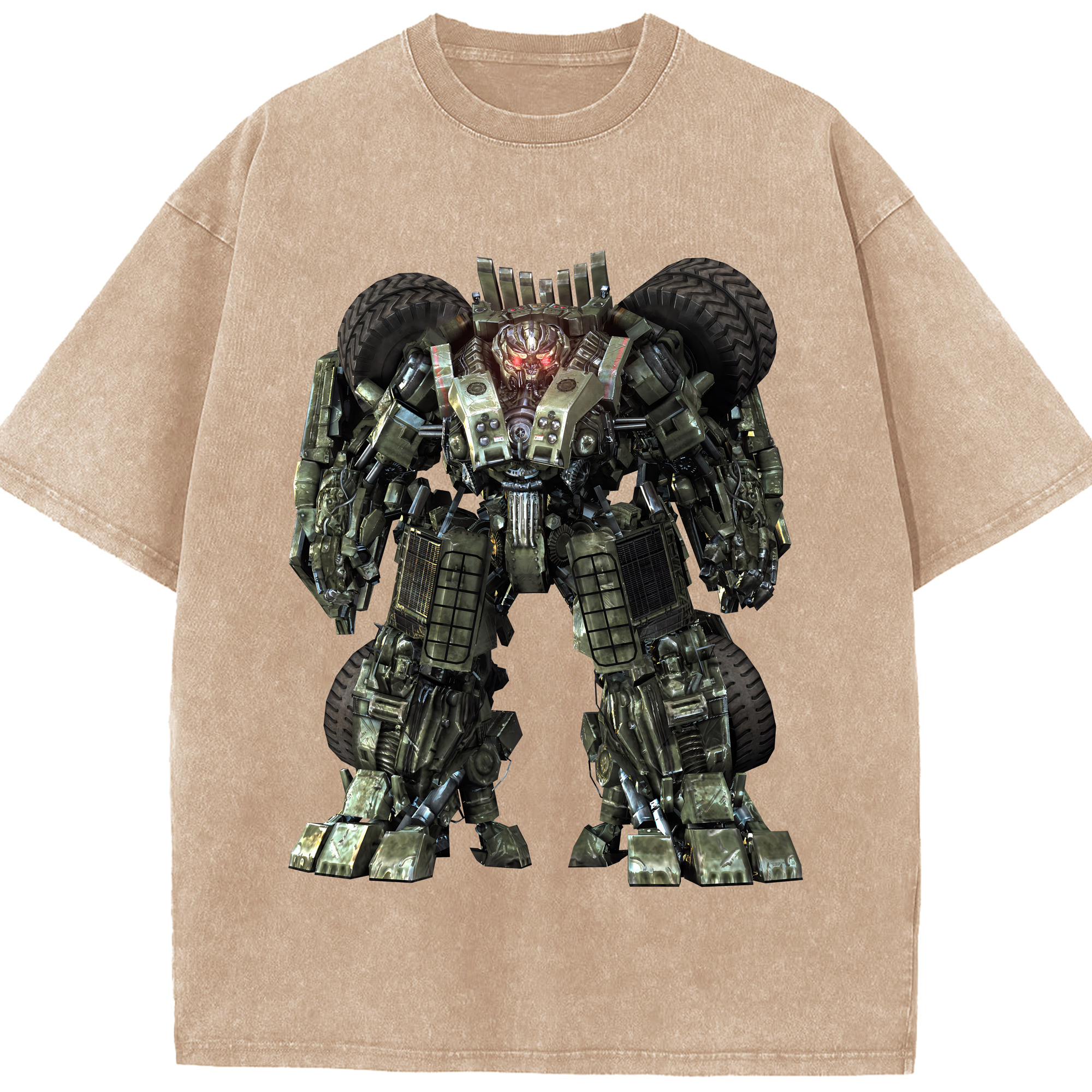 （画像用） Transformers トランスフォーマー 綿100% ヴィンテージ風 半袖Tシャツ（フロントプリント）