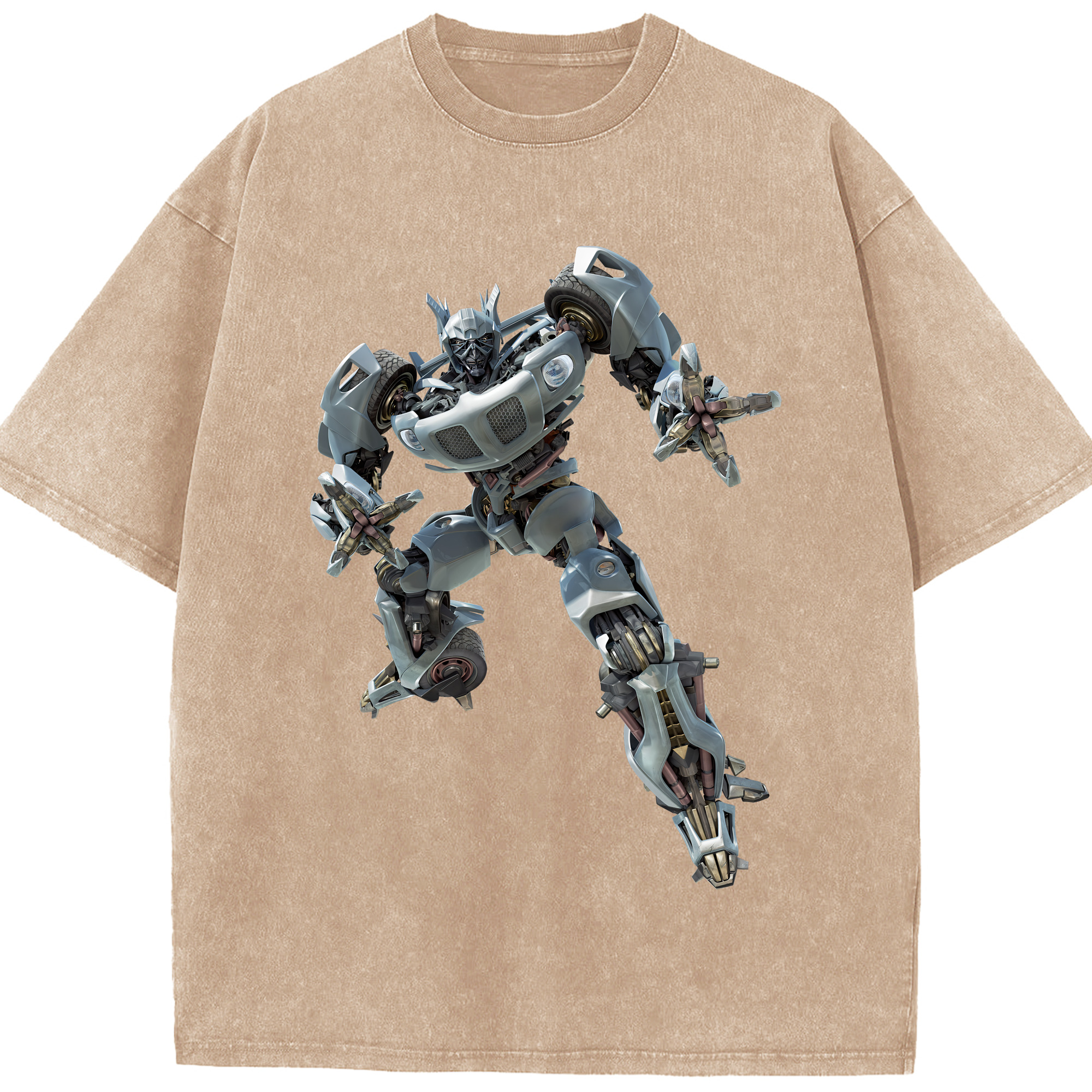 （画像用） Transformers トランスフォーマー 綿100% ヴィンテージ風 半袖Tシャツ（フロントプリント）