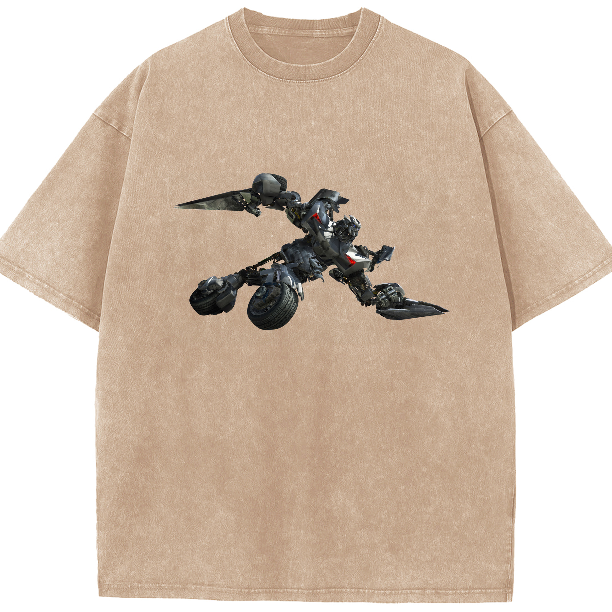 （画像用） Transformers トランスフォーマー 綿100% ヴィンテージ風 半袖Tシャツ（フロントプリント）