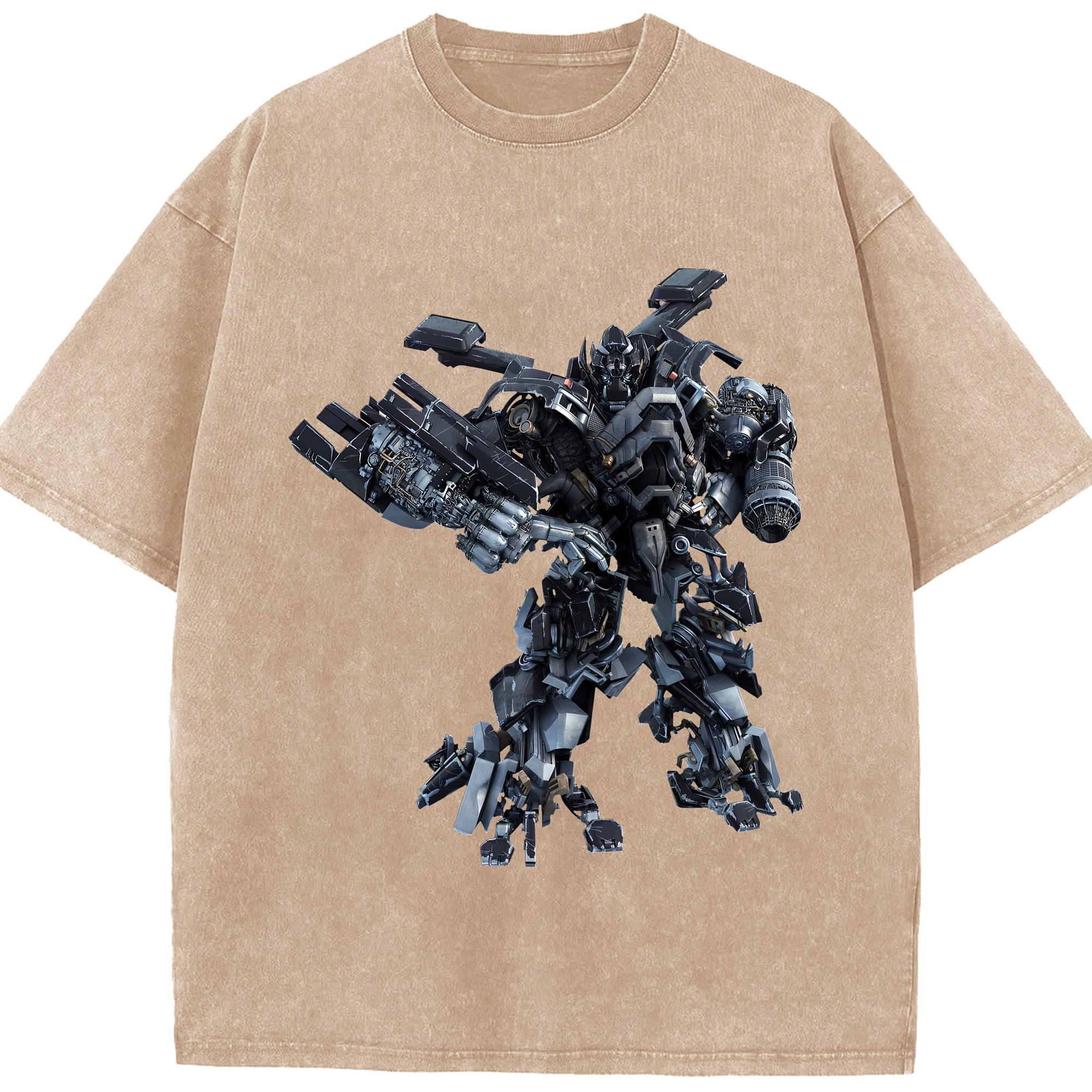（画像用） Transformers トランスフォーマー 綿100% ヴィンテージ風 半袖Tシャツ（フロントプリント）