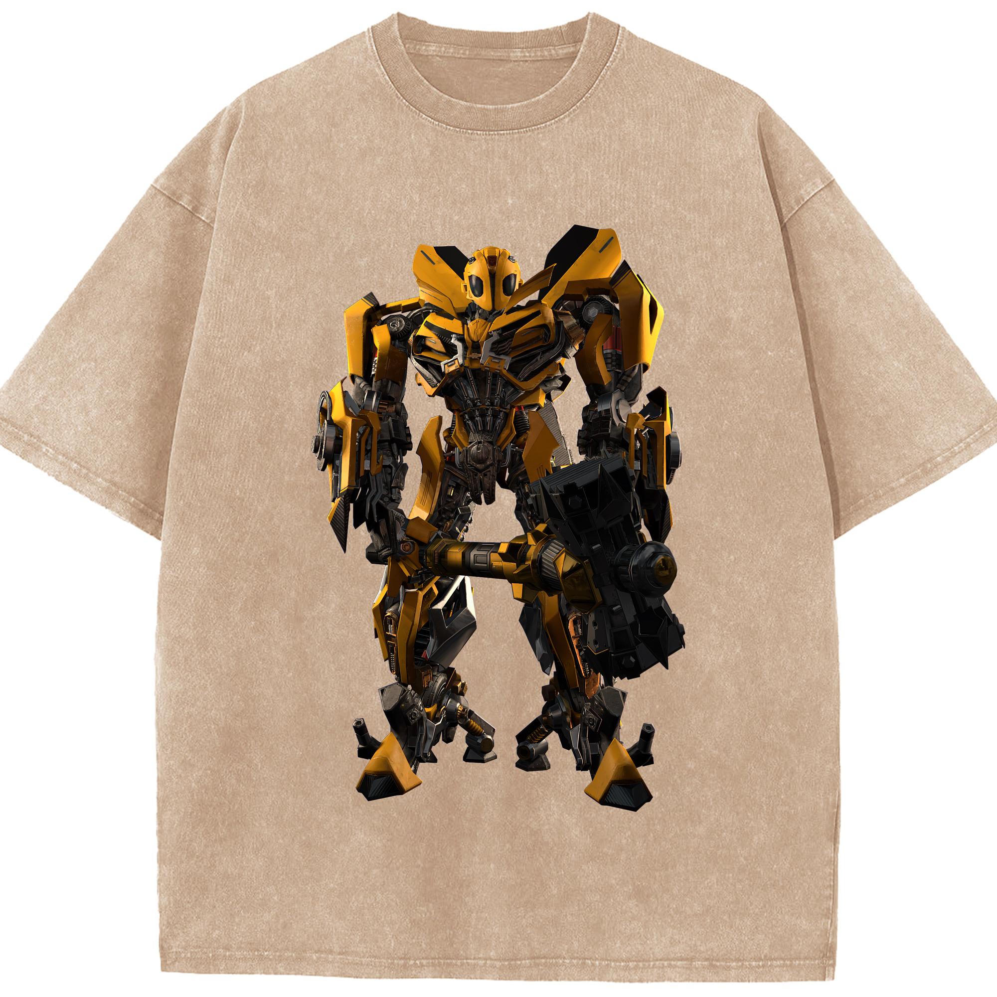（画像用） Transformers トランスフォーマー 綿100% ヴィンテージ風 半袖Tシャツ（フロントプリント）