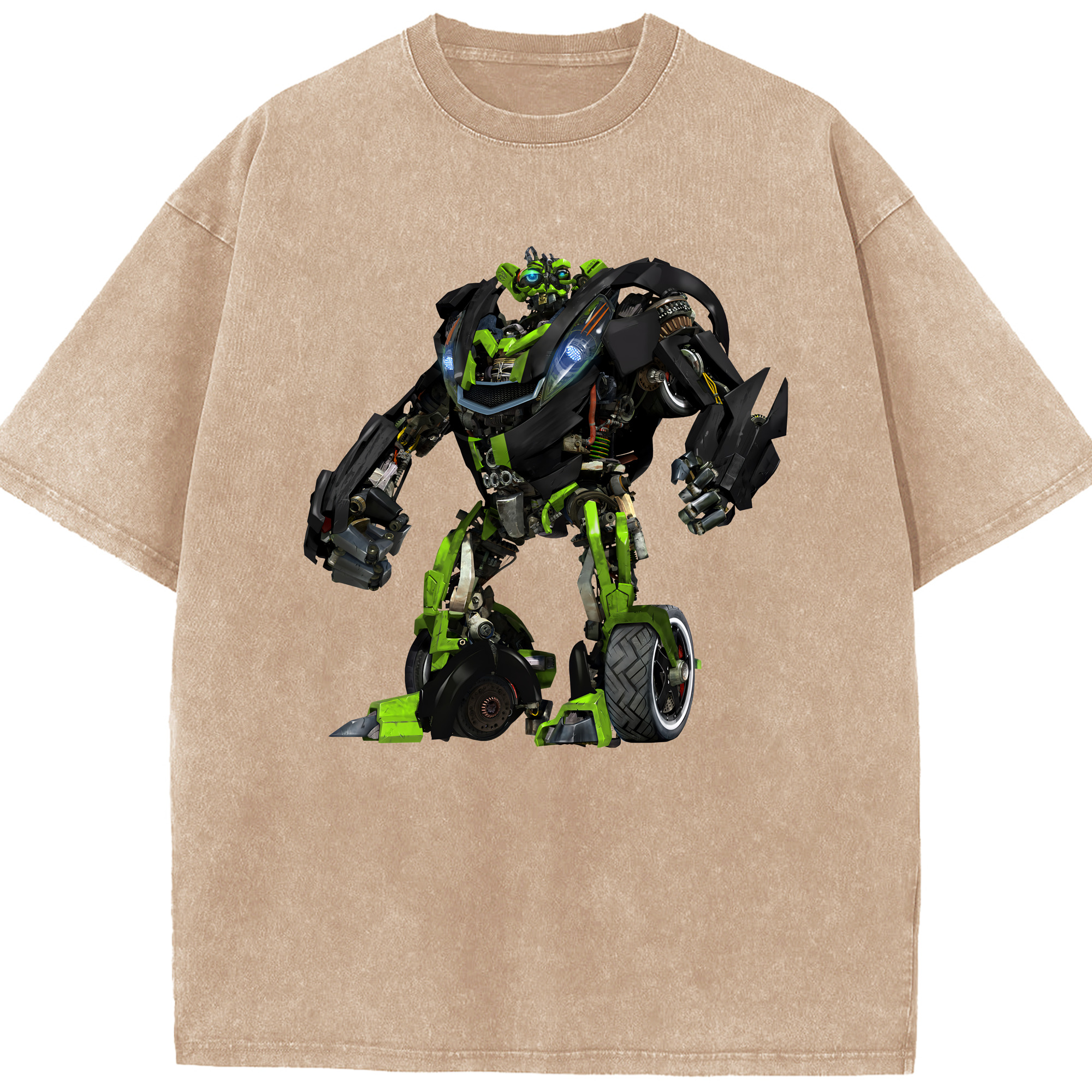 （画像用） Transformers トランスフォーマー 綿100% ヴィンテージ風 半袖Tシャツ（フロントプリント）