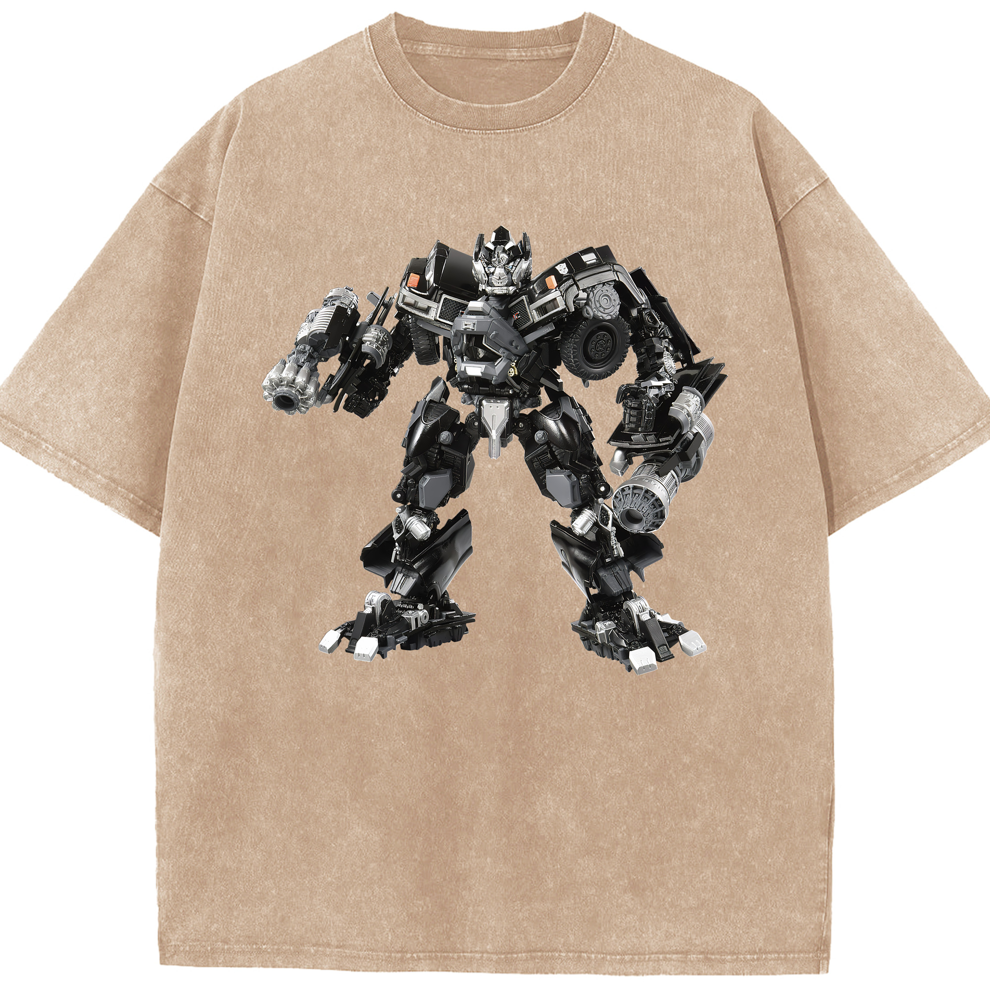 （画像用） Transformers トランスフォーマー 綿100% ヴィンテージ風 半袖Tシャツ（フロントプリント）