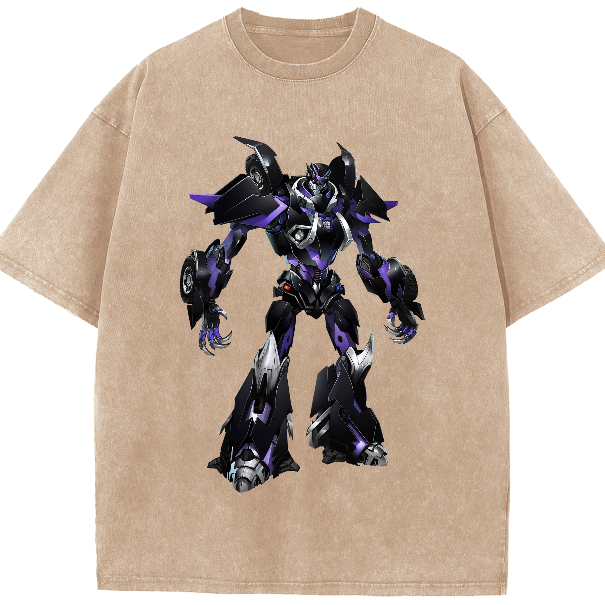 （画像用） Transformers トランスフォーマー 綿100% ヴィンテージ風 半袖Tシャツ（フロントプリント）