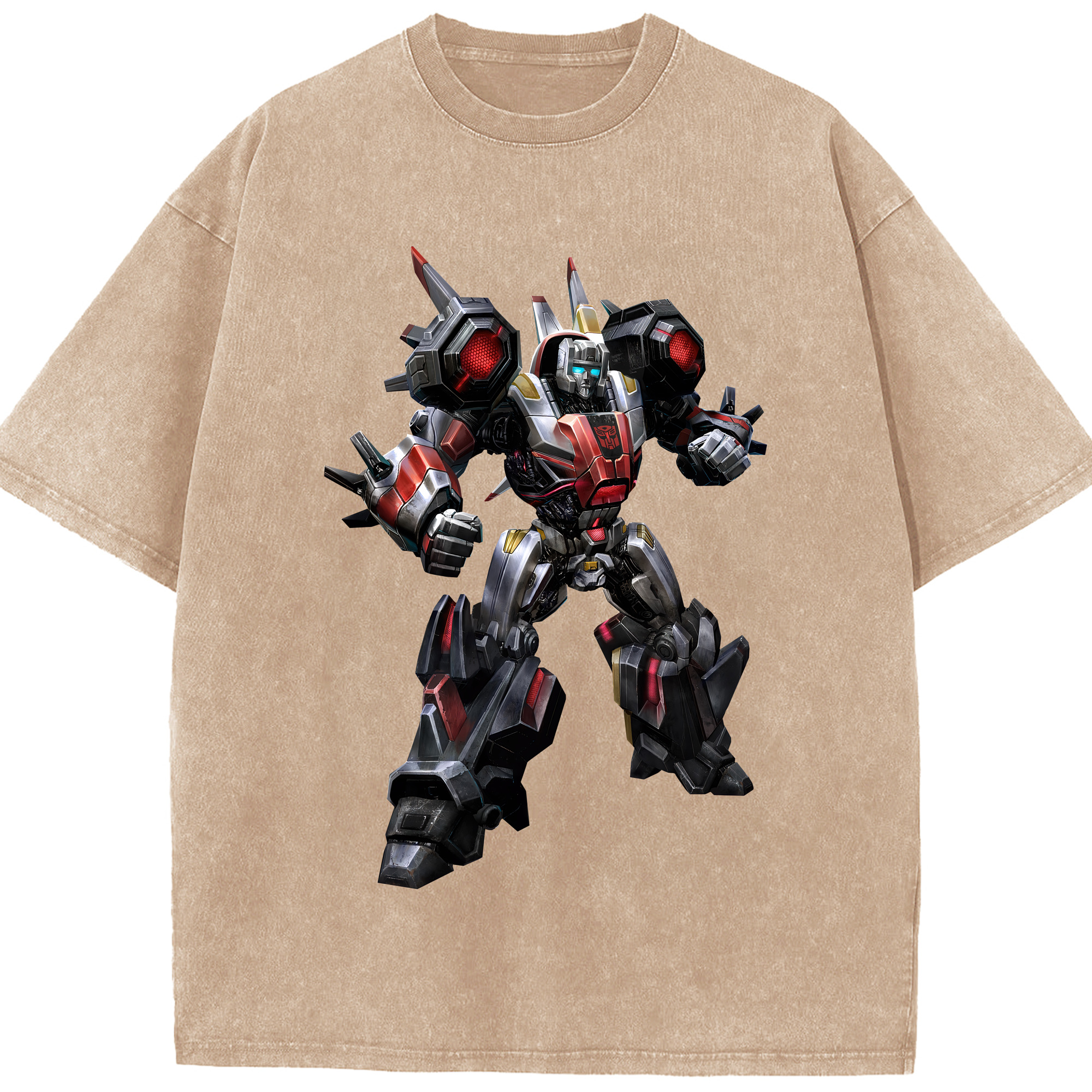 （画像用） Transformers トランスフォーマー 綿100% ヴィンテージ風 半袖Tシャツ（フロントプリント）