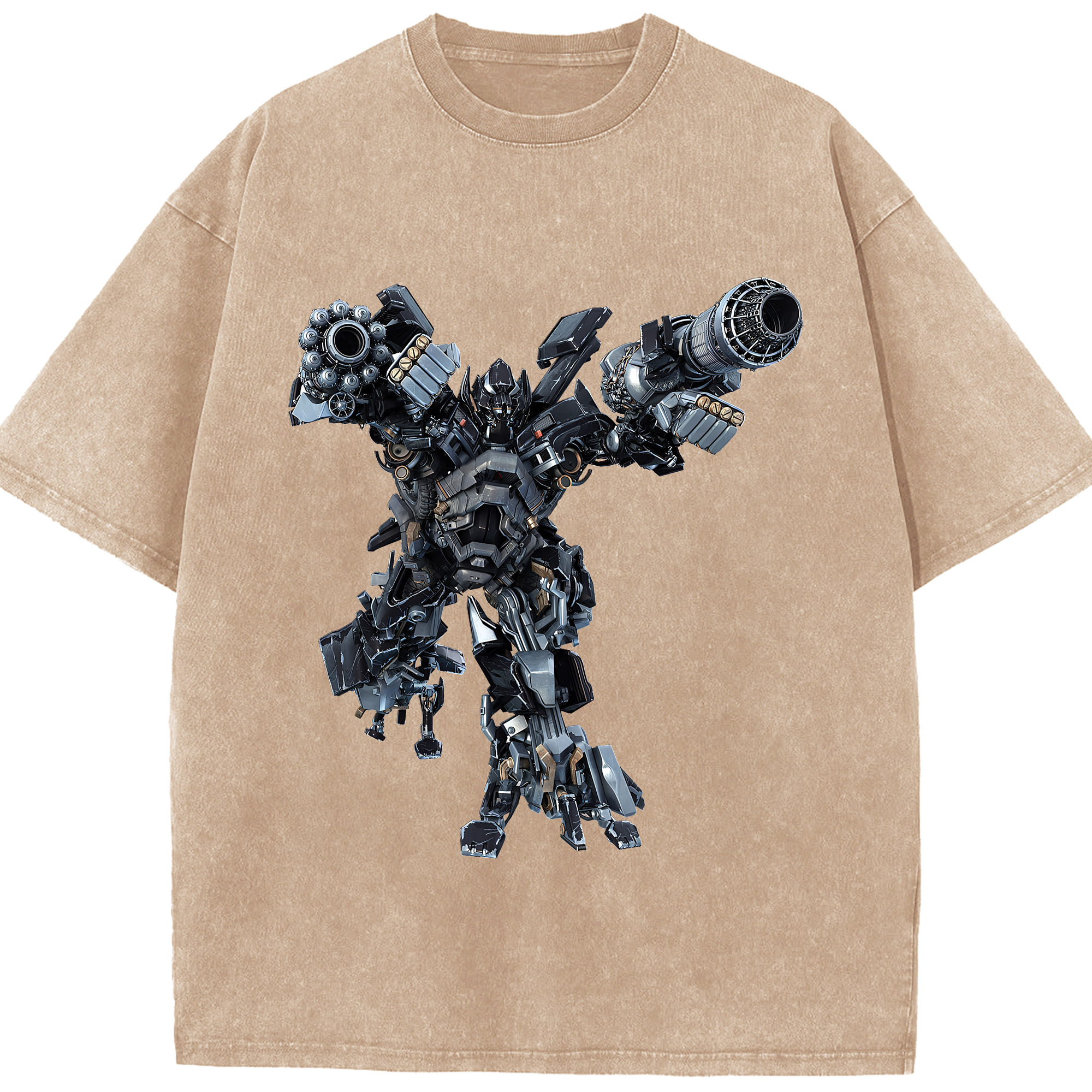 （画像用） Transformers トランスフォーマー 綿100% ヴィンテージ風 半袖Tシャツ（フロントプリント）