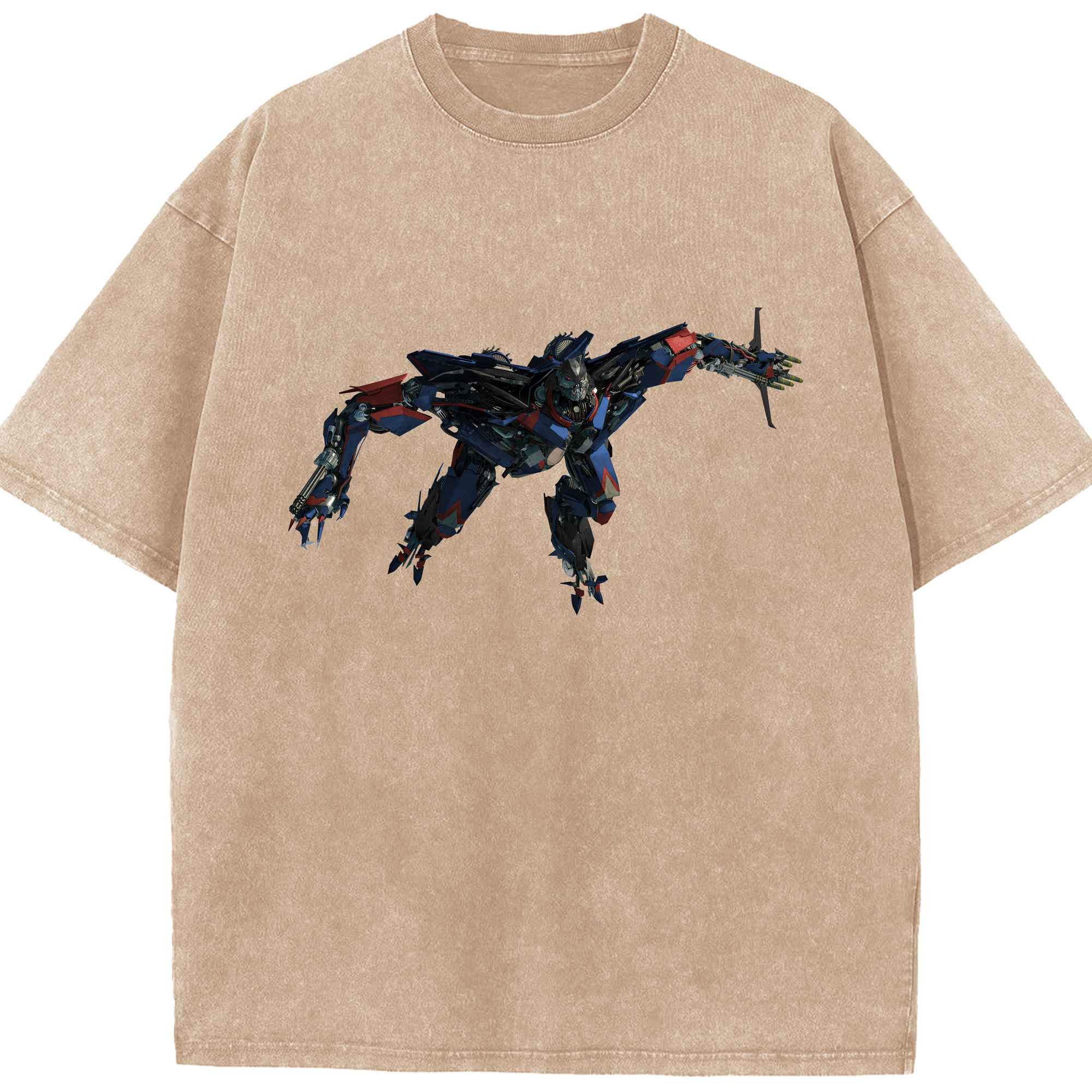 （画像用） Transformers トランスフォーマー 綿100% ヴィンテージ風 半袖Tシャツ（フロントプリント）