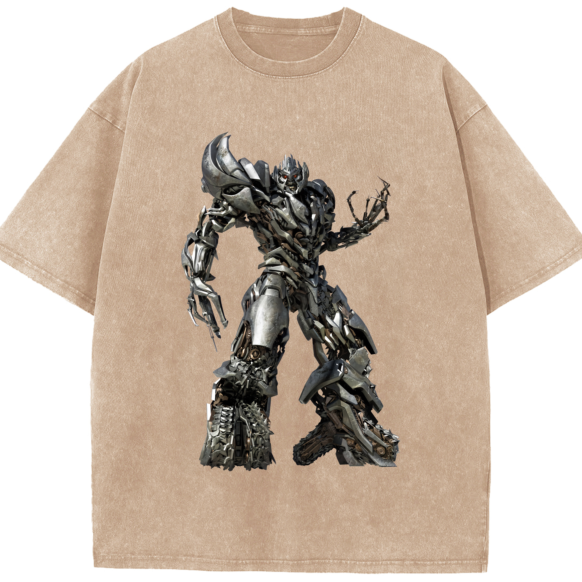 （画像用） Transformers トランスフォーマー 綿100% ヴィンテージ風 半袖Tシャツ（フロントプリント）