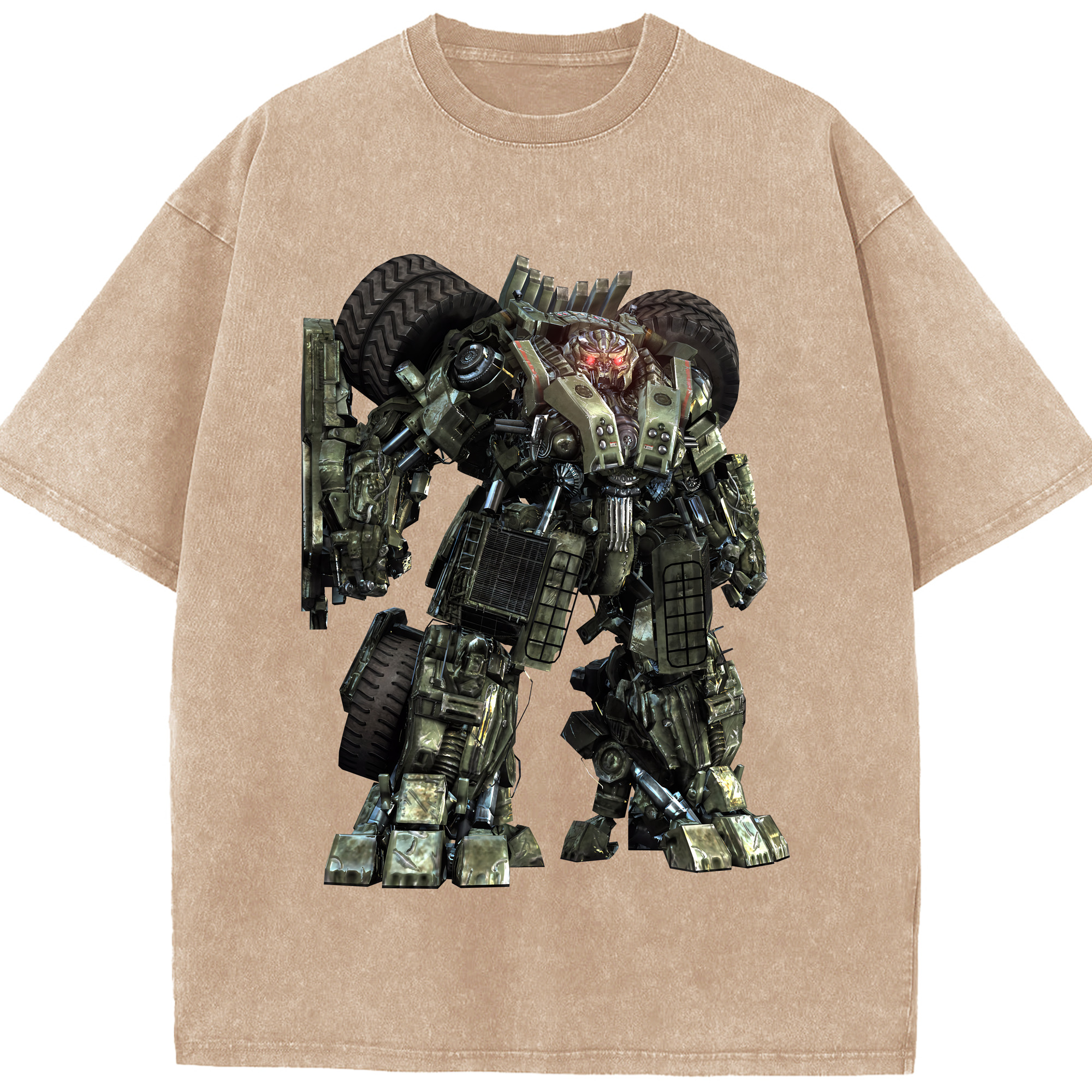 （画像用） Transformers トランスフォーマー 綿100% ヴィンテージ風 半袖Tシャツ（フロントプリント）