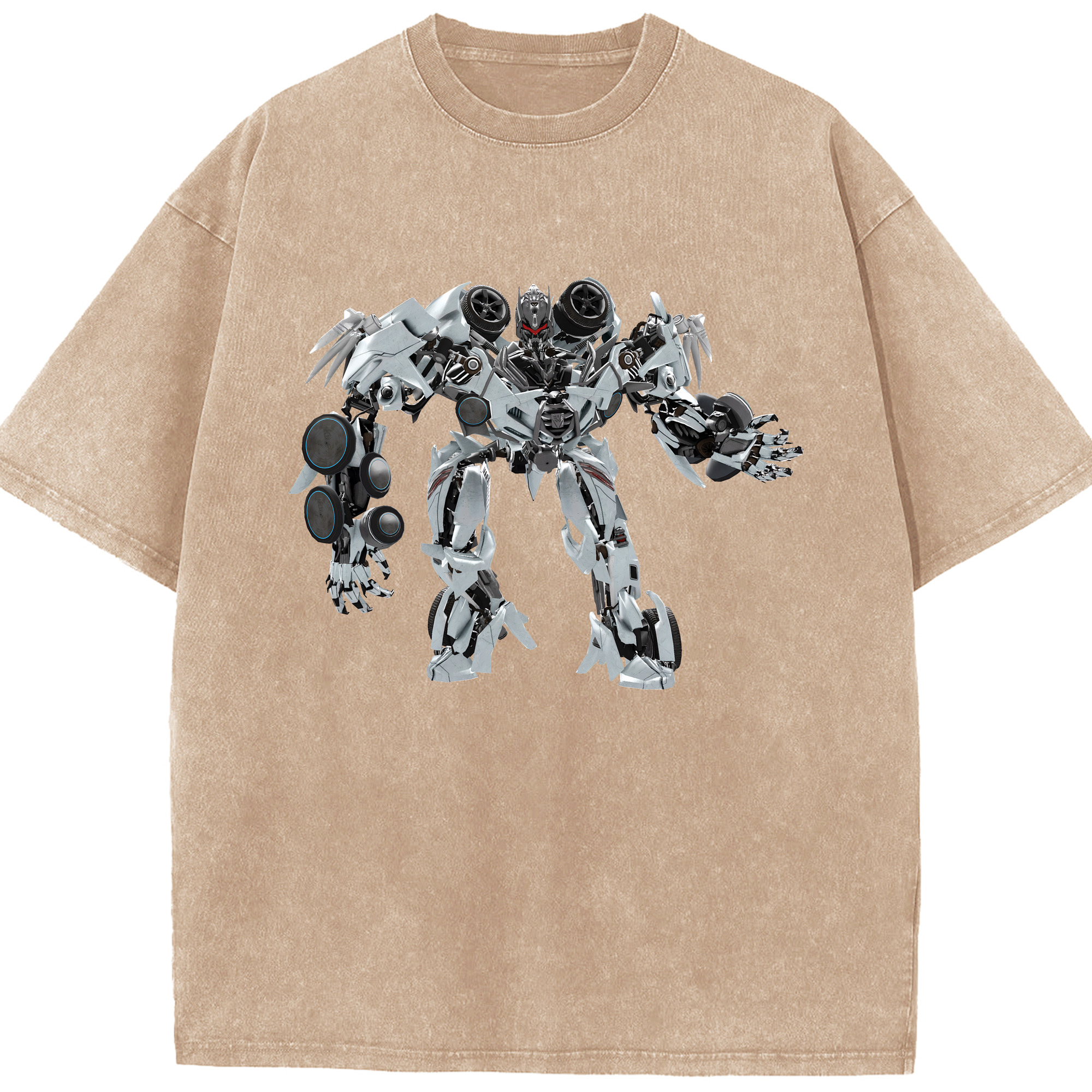 （画像用） Transformers トランスフォーマー 綿100% ヴィンテージ風 半袖Tシャツ（フロントプリント）