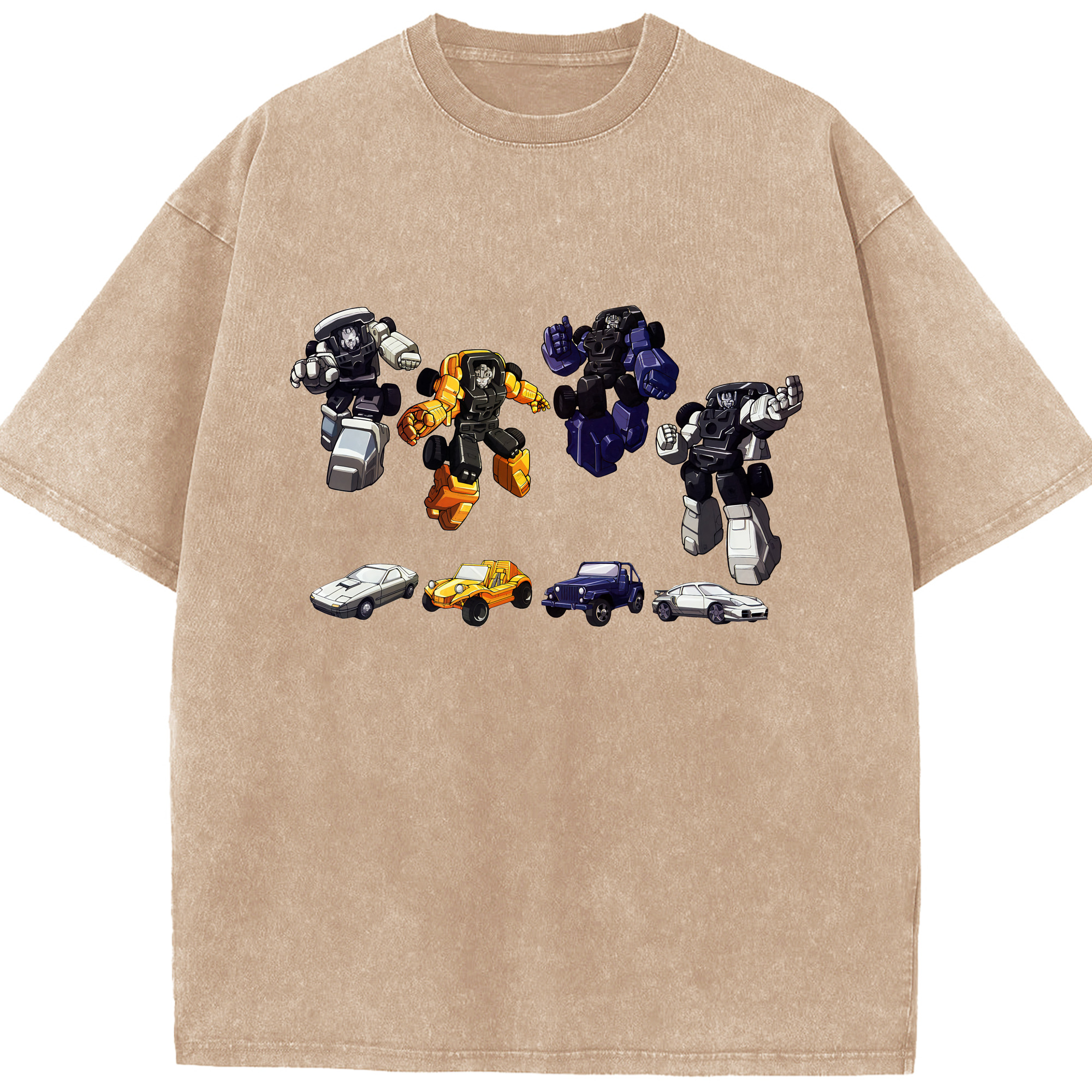 （画像用） Transformers トランスフォーマー 綿100% ヴィンテージ風 半袖Tシャツ（フロントプリント）