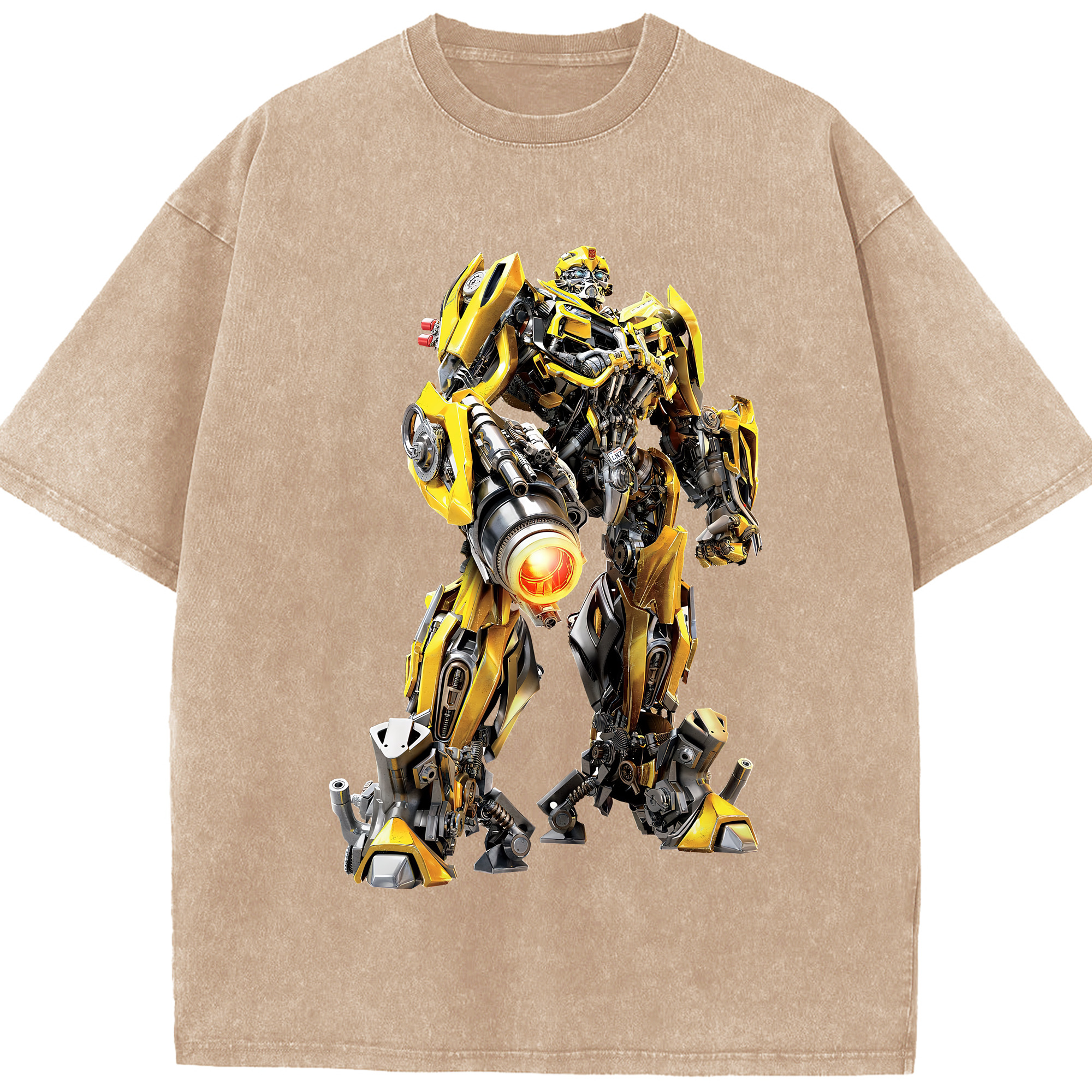 （画像用） Transformers トランスフォーマー 綿100% ヴィンテージ風 半袖Tシャツ（フロントプリント）