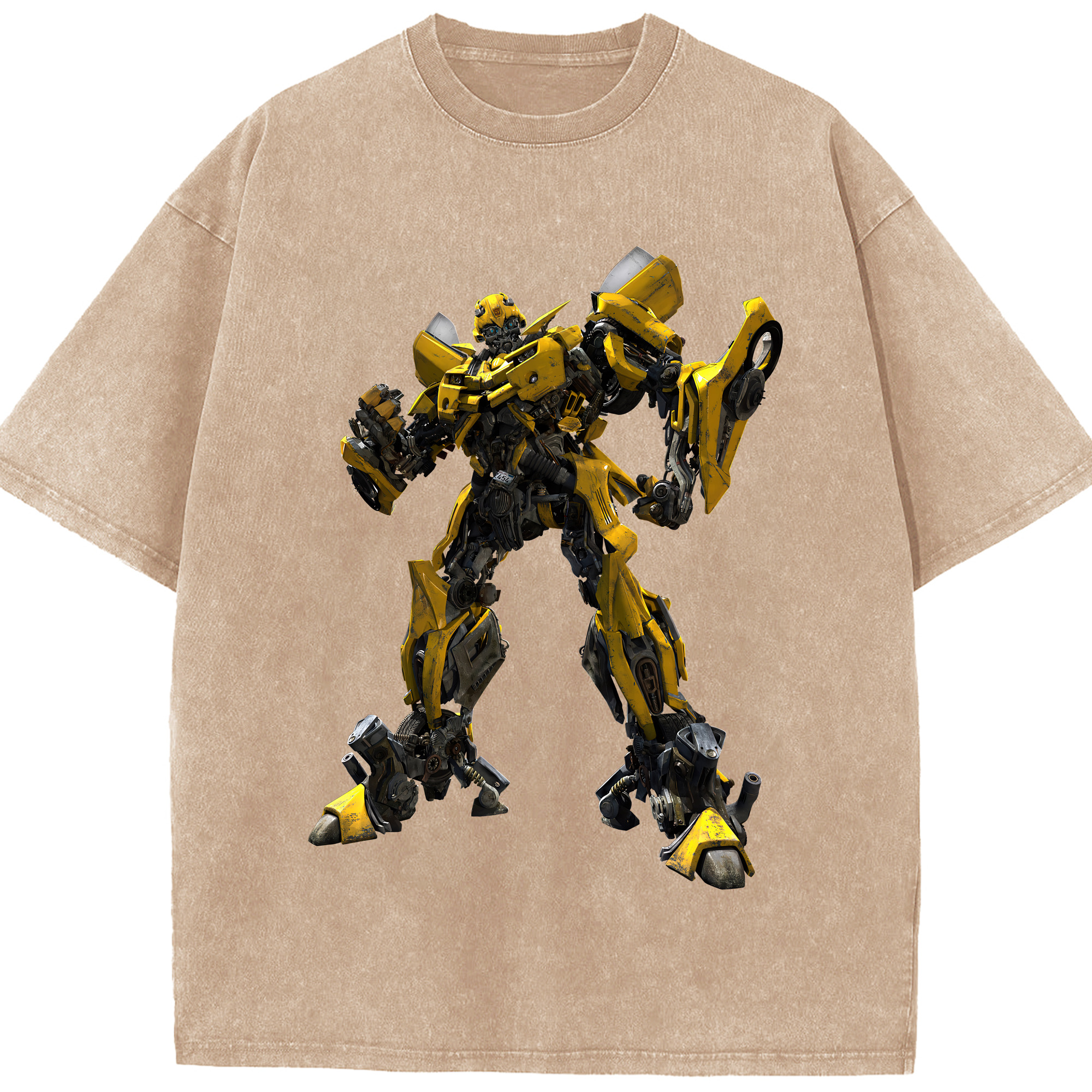 （画像用） Transformers トランスフォーマー 綿100% ヴィンテージ風 半袖Tシャツ（フロントプリント）