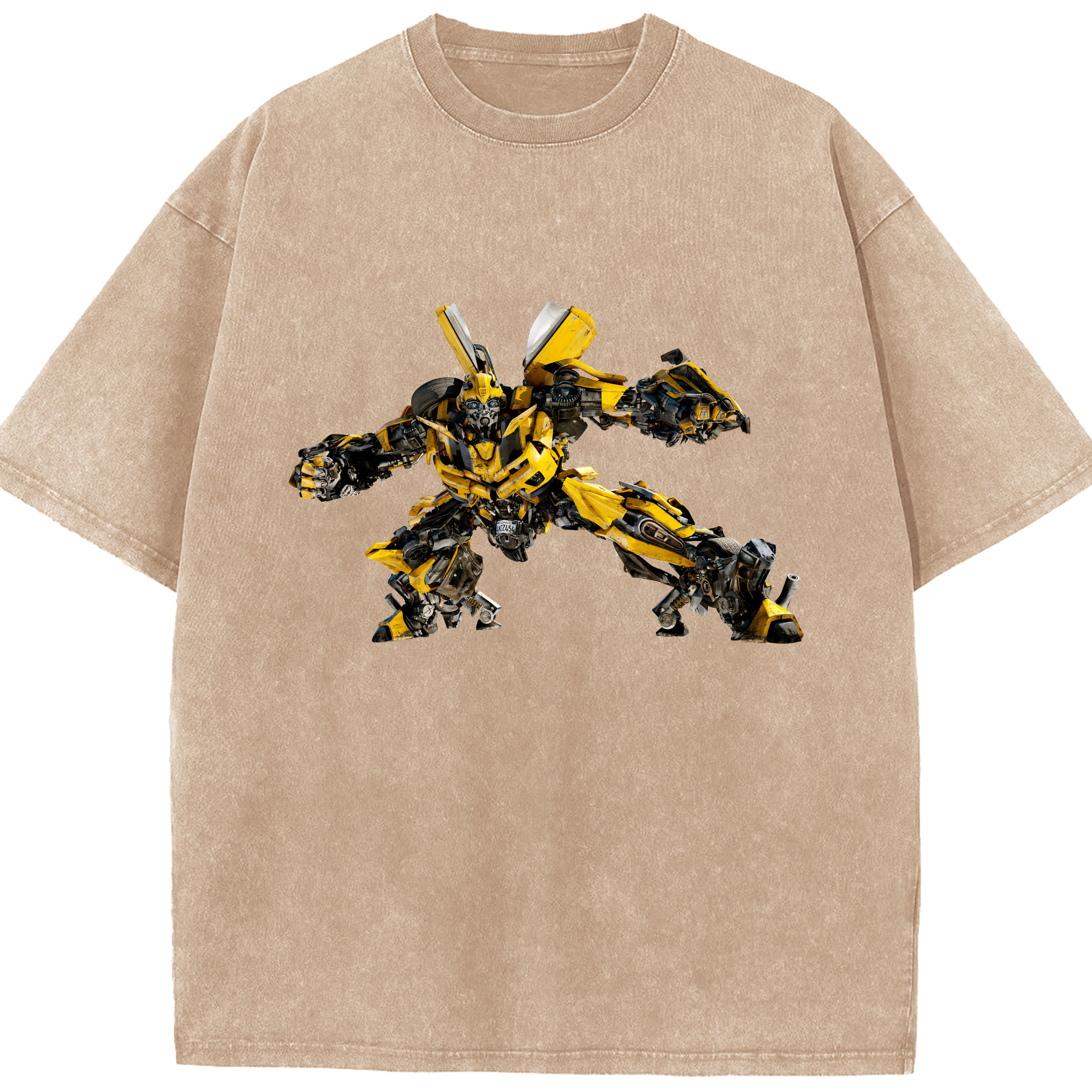 （画像用） Transformers トランスフォーマー 綿100% ヴィンテージ風 半袖Tシャツ（フロントプリント）