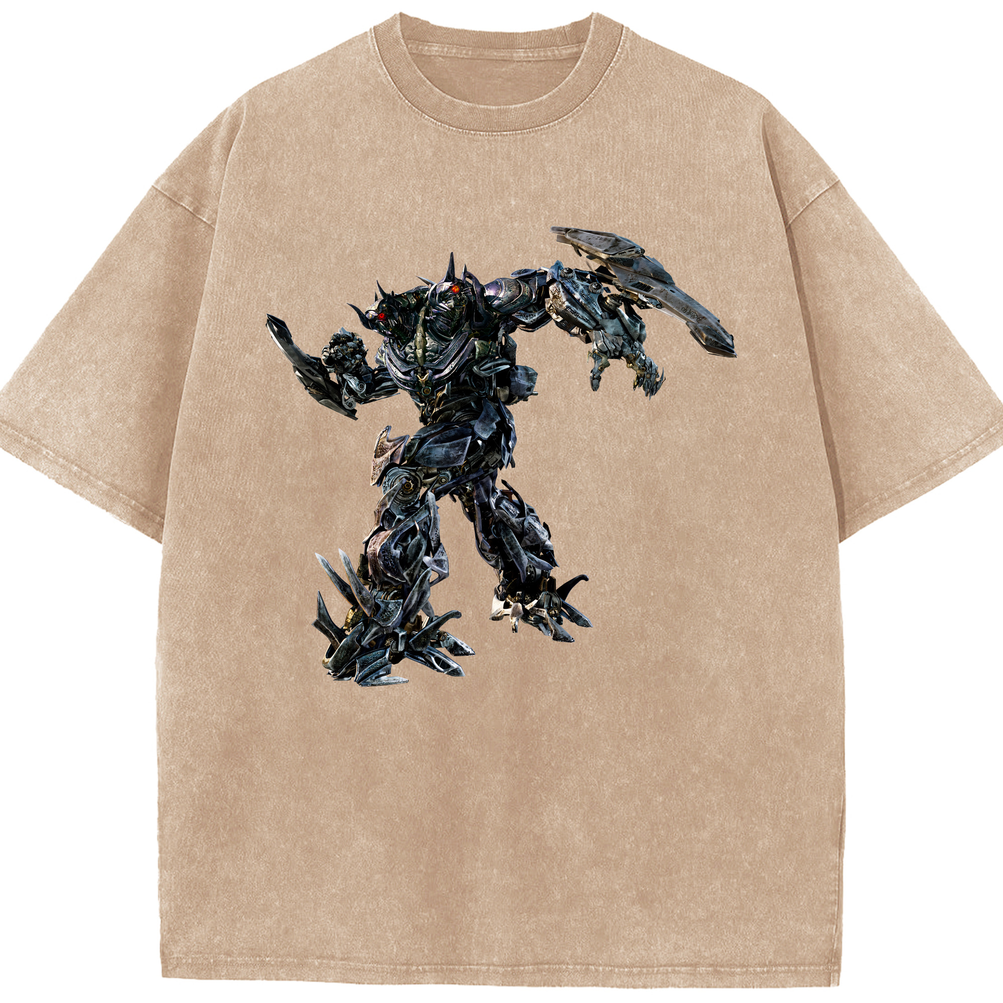 （画像用） Transformers トランスフォーマー 綿100% ヴィンテージ風 半袖Tシャツ（フロントプリント）