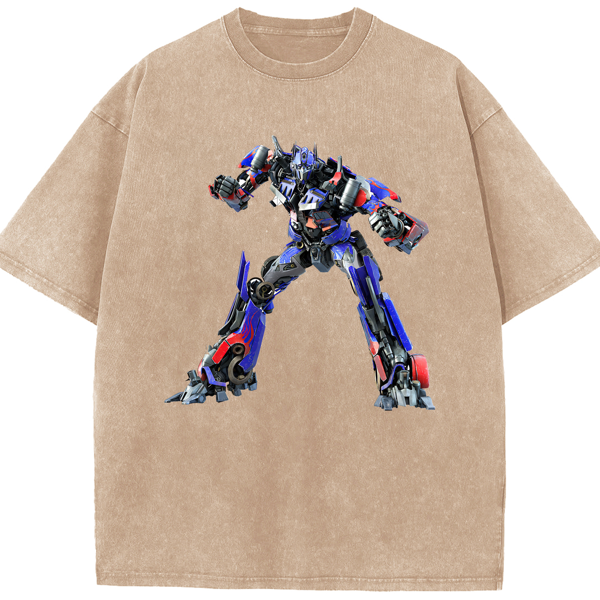 （画像用） Transformers トランスフォーマー 綿100% ヴィンテージ風 半袖Tシャツ（フロントプリント）