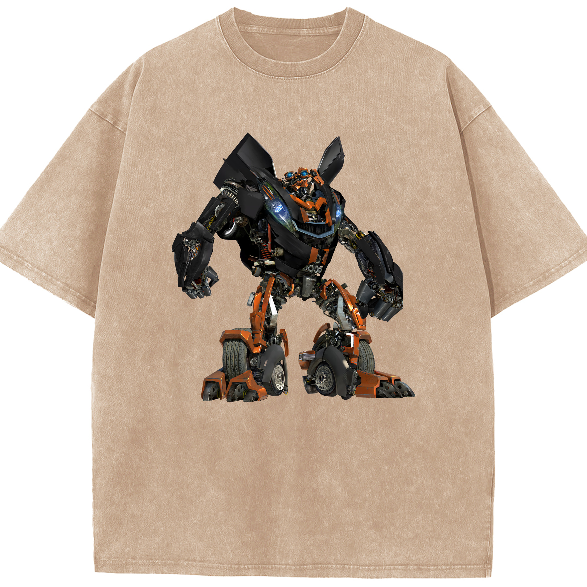 （画像用） Transformers トランスフォーマー 綿100% ヴィンテージ風 半袖Tシャツ（フロントプリント）