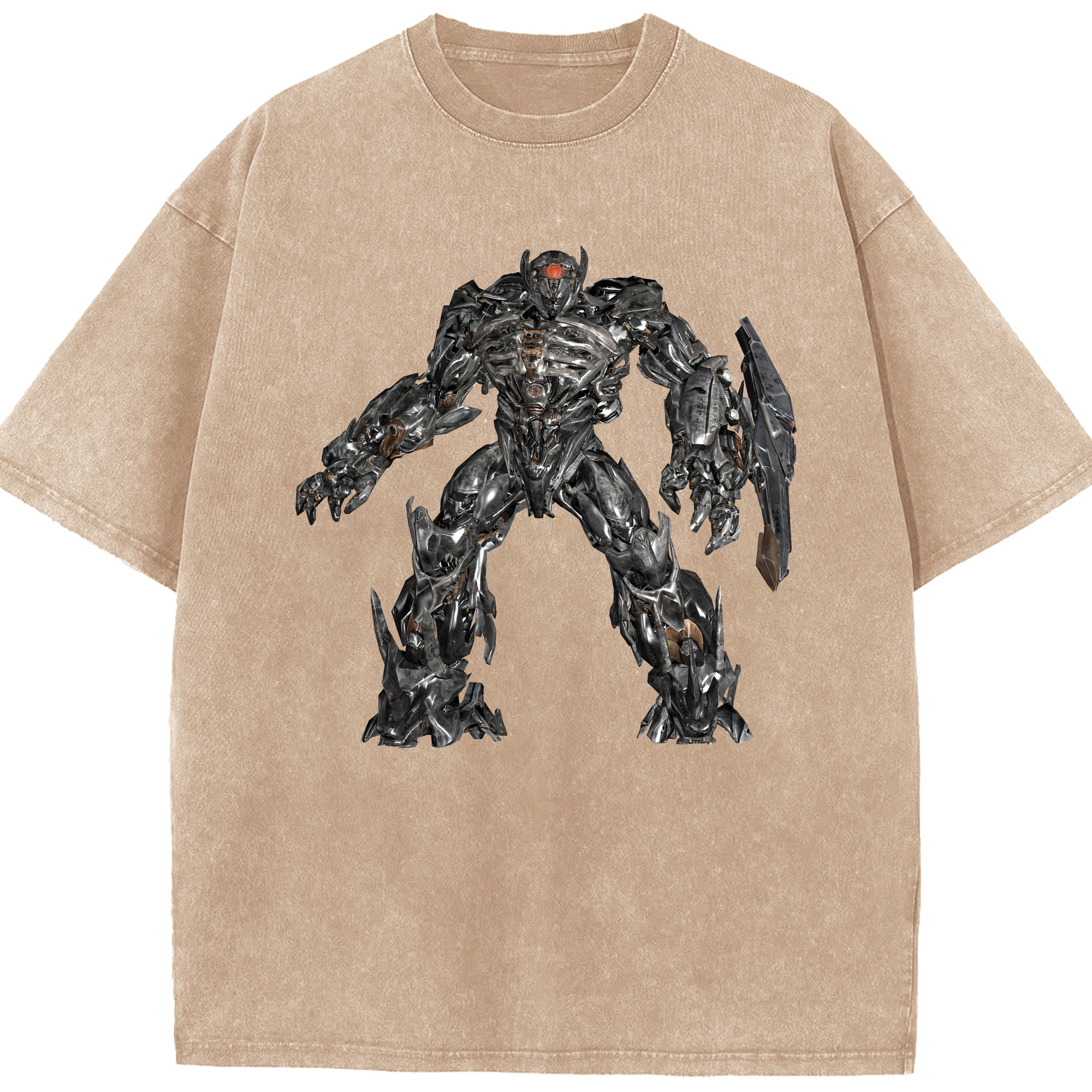（画像用） Transformers トランスフォーマー 綿100% ヴィンテージ風 半袖Tシャツ（フロントプリント）