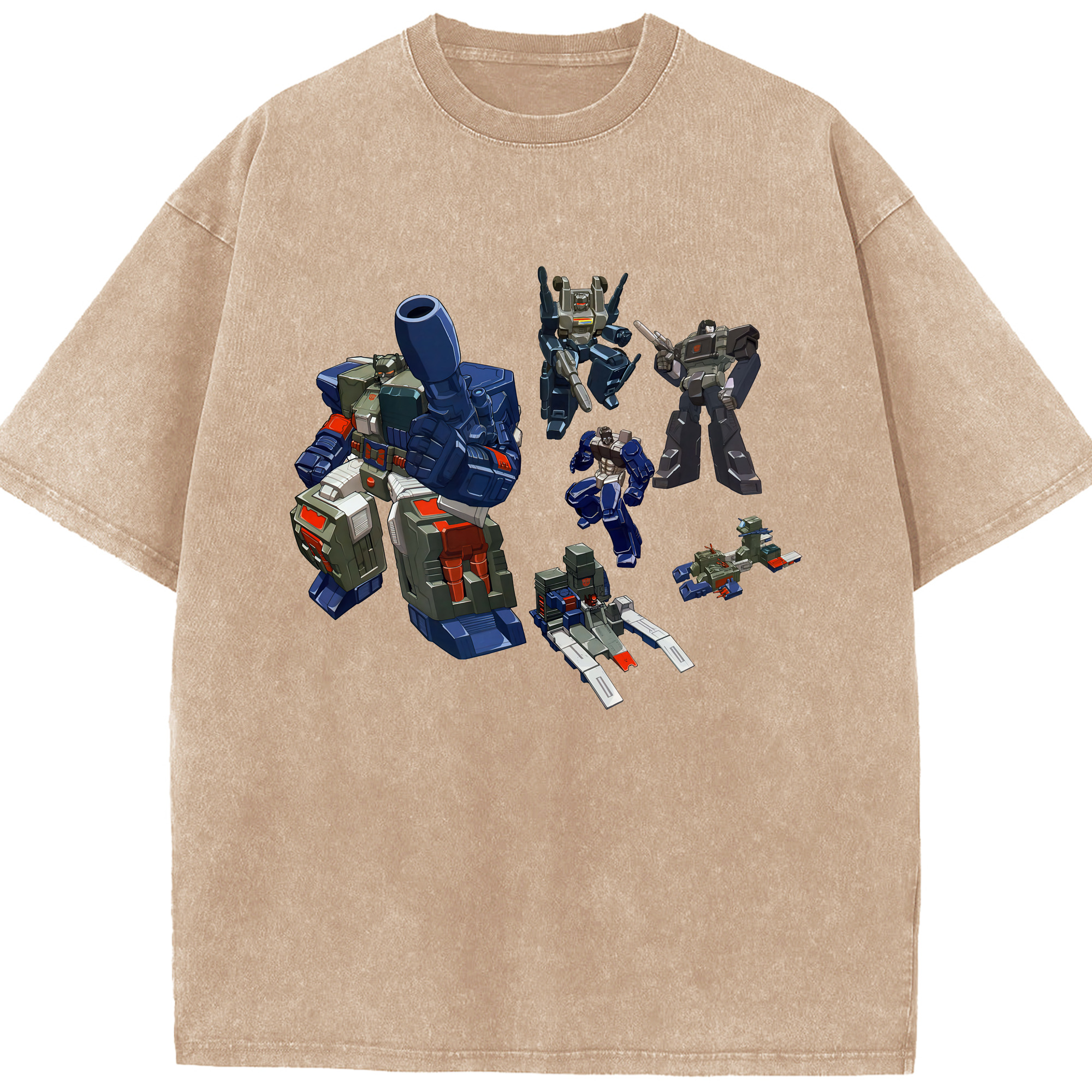 （画像用） Transformers トランスフォーマー 綿100% ヴィンテージ風 半袖Tシャツ（フロントプリント）