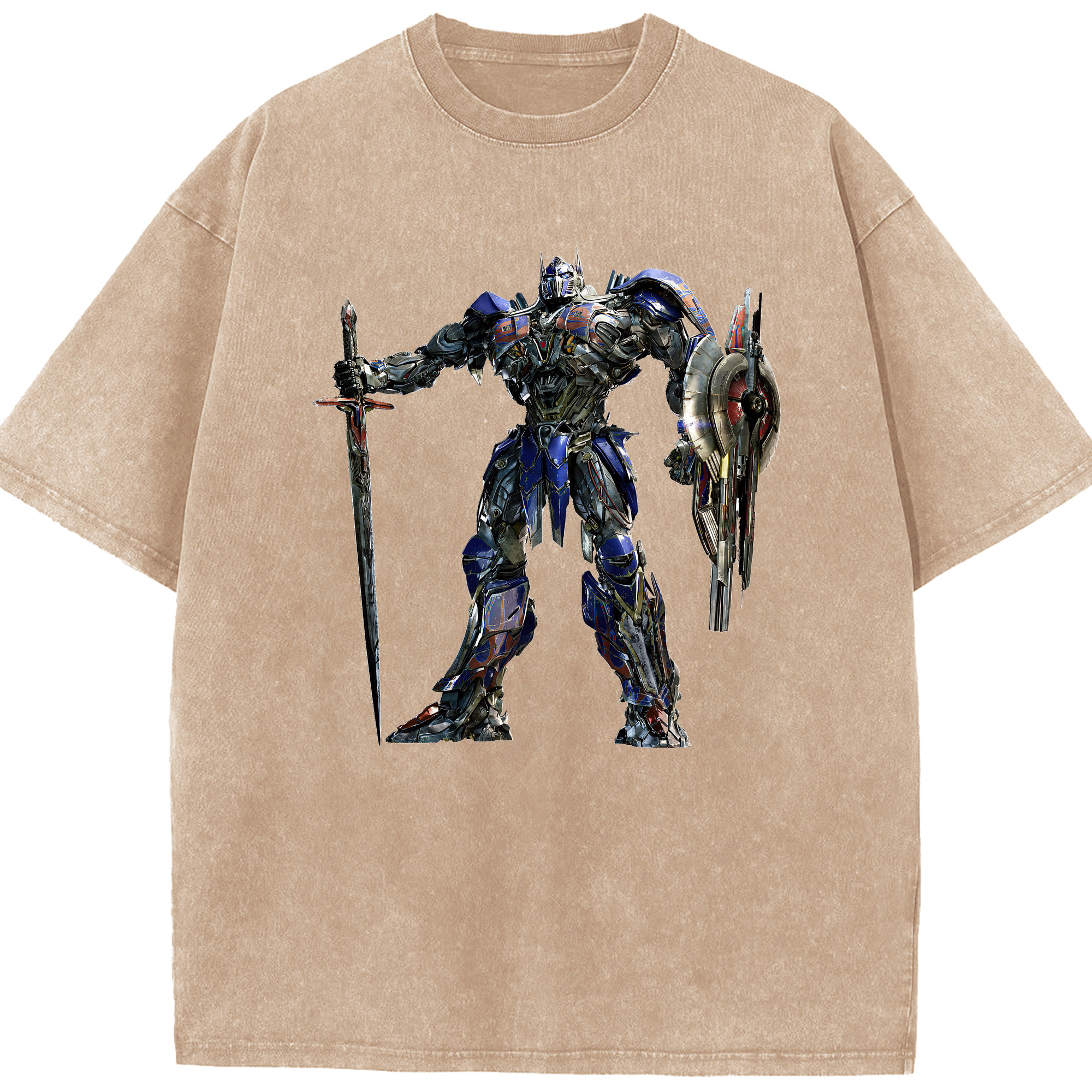 （画像用） Transformers トランスフォーマー 綿100% ヴィンテージ風 半袖Tシャツ（フロントプリント）