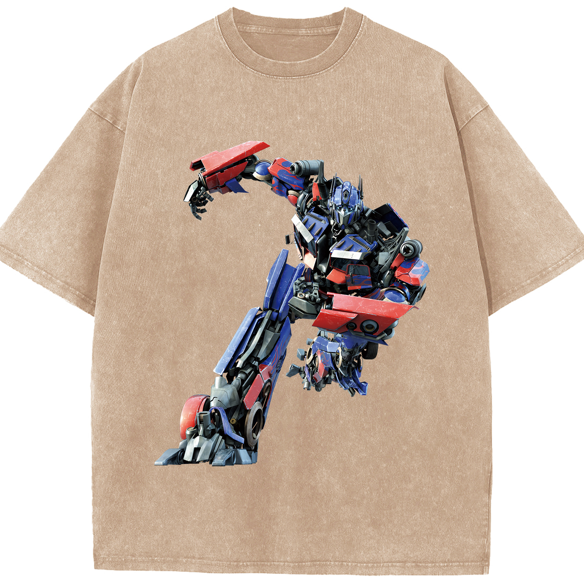 （画像用） Transformers トランスフォーマー 綿100% ヴィンテージ風 半袖Tシャツ（フロントプリント）