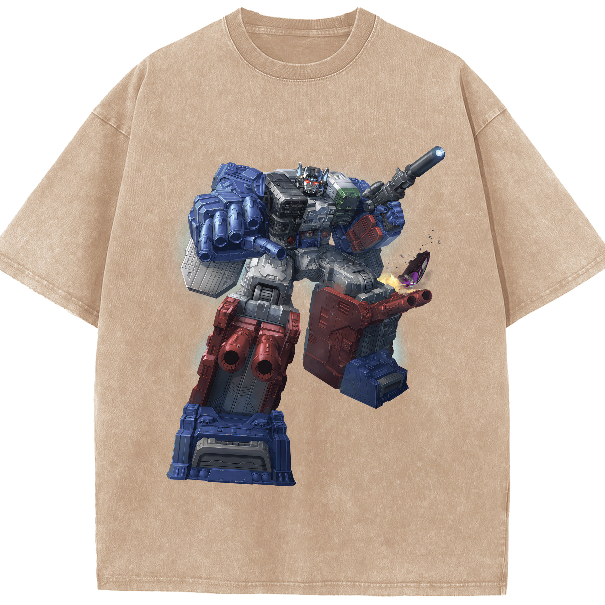 （画像用） Transformers トランスフォーマー 綿100% ヴィンテージ風 半袖Tシャツ（フロントプリント）